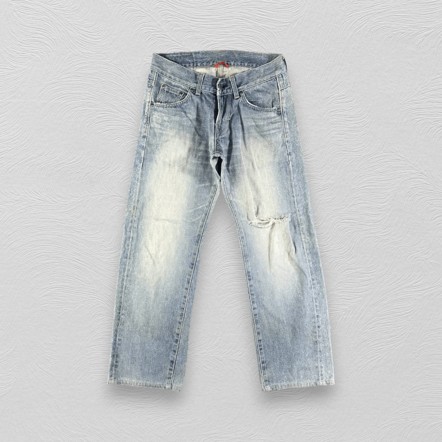 Edwin Vintage Edwin 503 Jeans Distressed Denim KJ2355 Size US 30 / EU 46 - 1 Thumbnail
