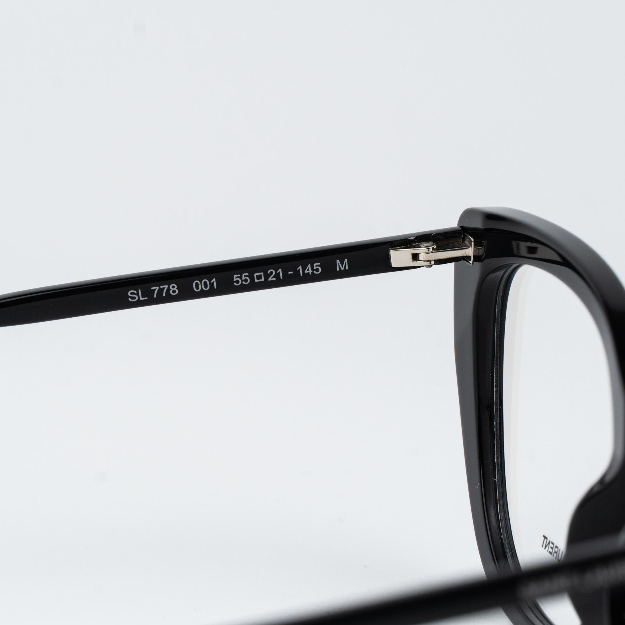 Saint Laurent Paris Saint Laurent Women Eyeglasses SL778 001 NEW AUTHENTIC Size ONE SIZE - 10 Thumbnail