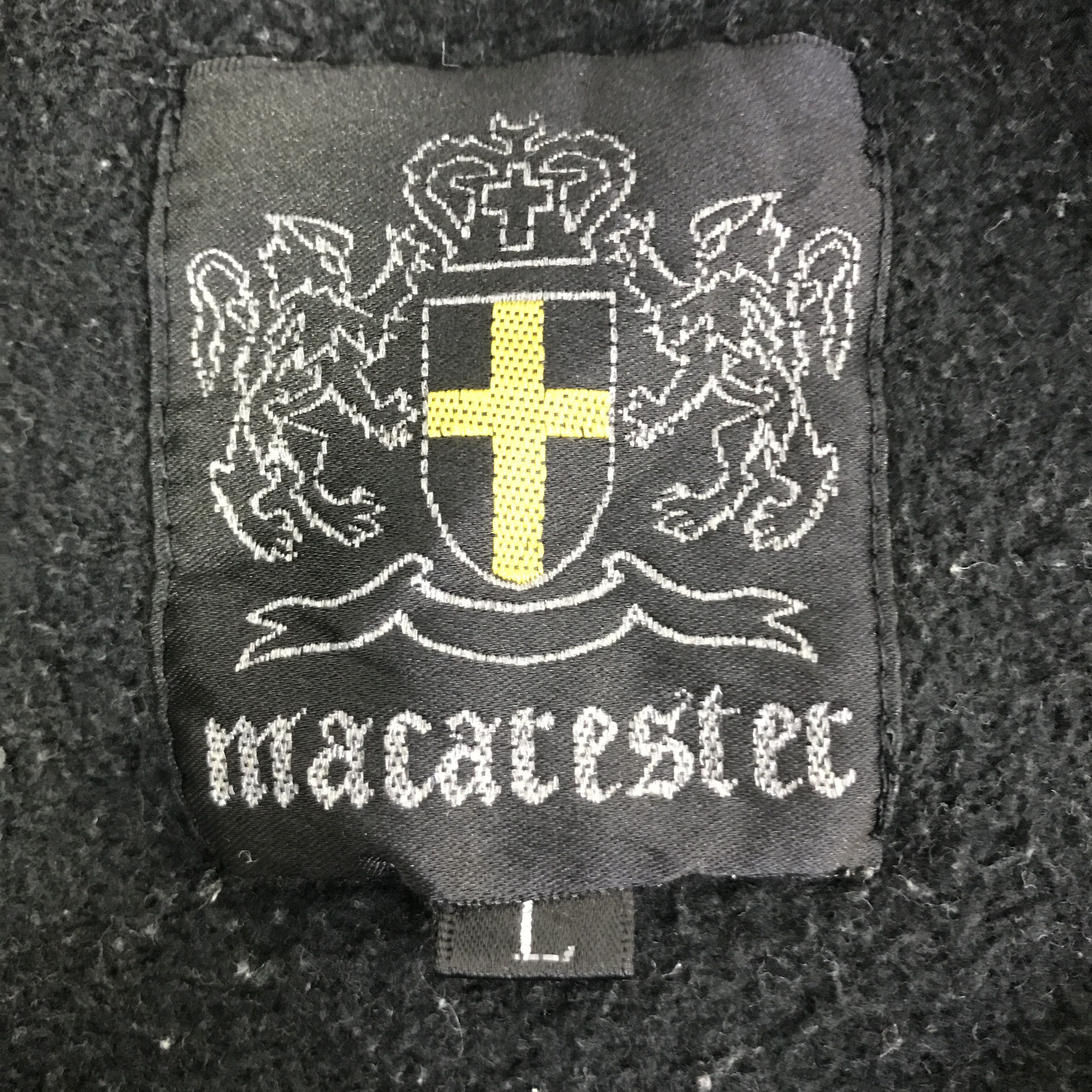 Japanese Brand MACATESTEC BLACK PUNK SWEATSHIRT K96B14 Size US L / EU 52-54 / 3 - 10 Thumbnail