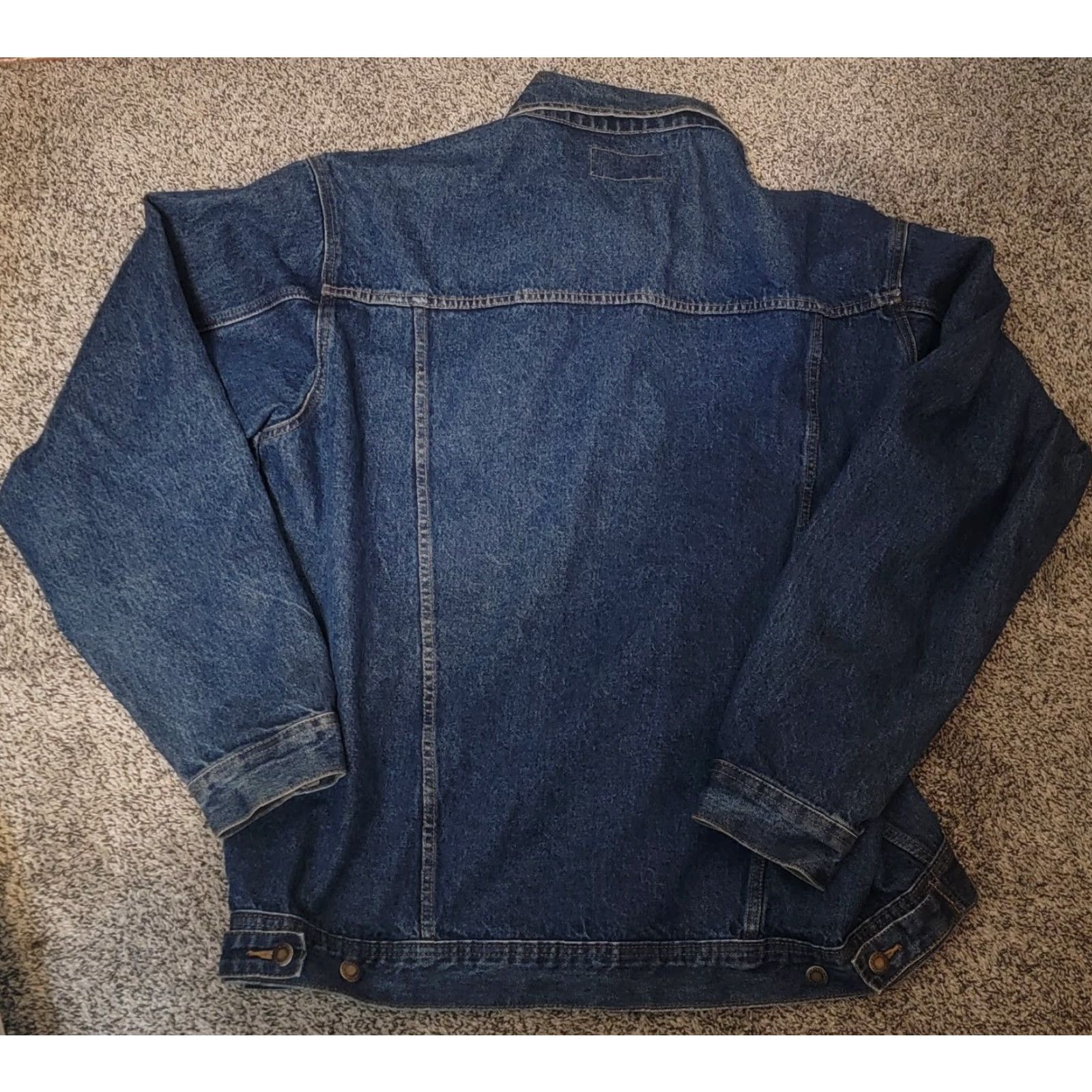 Wrangler VINTAGE Wrangler Denim Trucker Button Up Jacket XL Men Blue Cotton Casual Workwear Size US XL / EU 56 / 4 - 2 Thumbnail