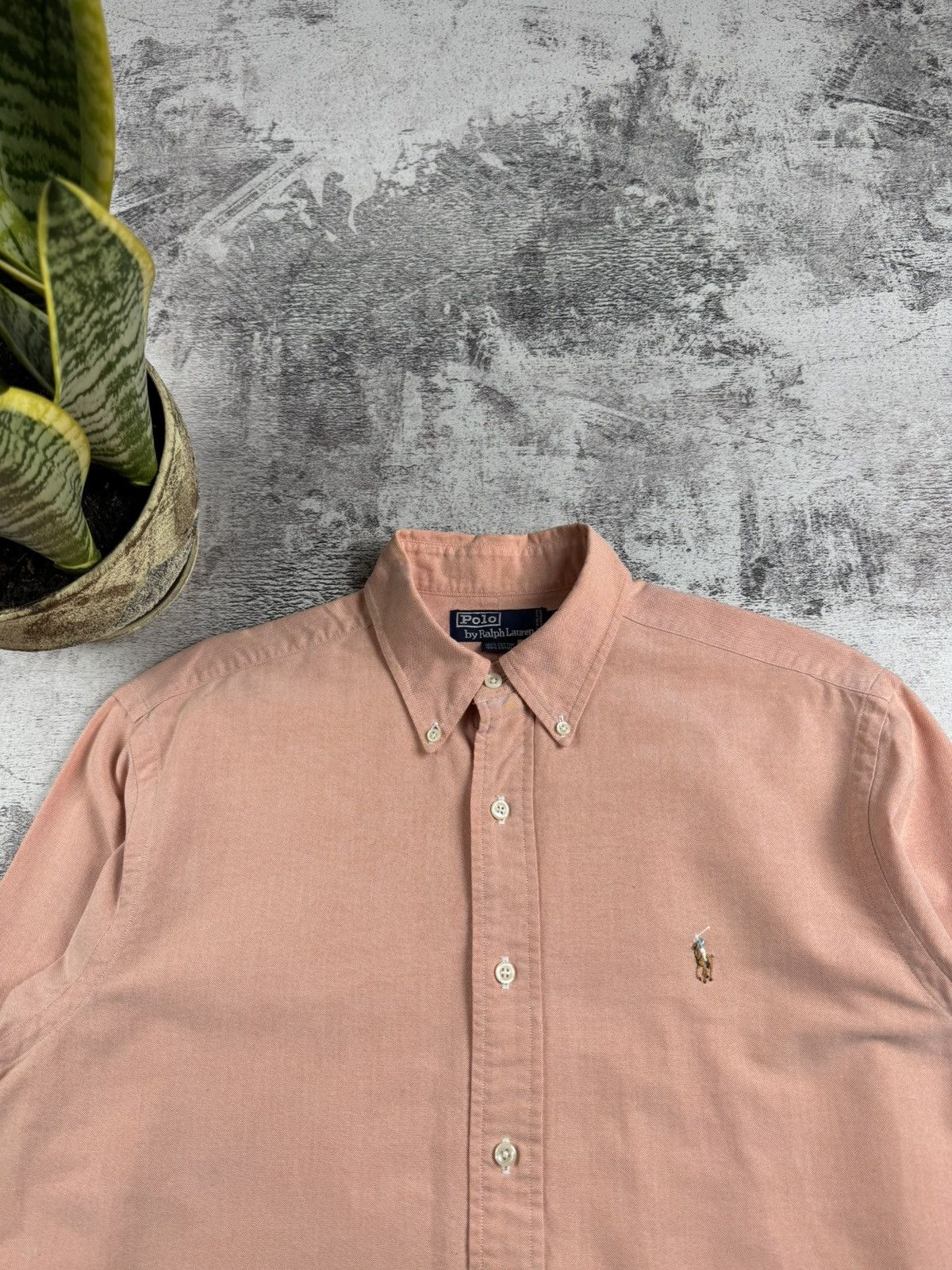 Polo Ralph Lauren Polo Ralph Lauren Basic Blank 90S Longsleeve Button Shirt Size US L / EU 52-54 / 3 - 7 Thumbnail