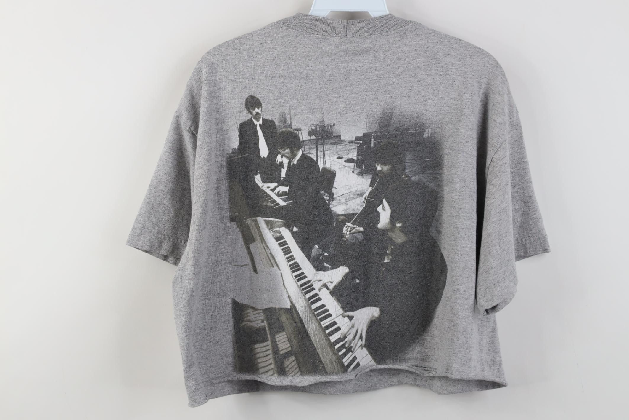 Vintage Vintage Y2K 2002 The Beatles Band T-Shirt Heather Gray Size L / US 10 / IT 46 - 12 Thumbnail