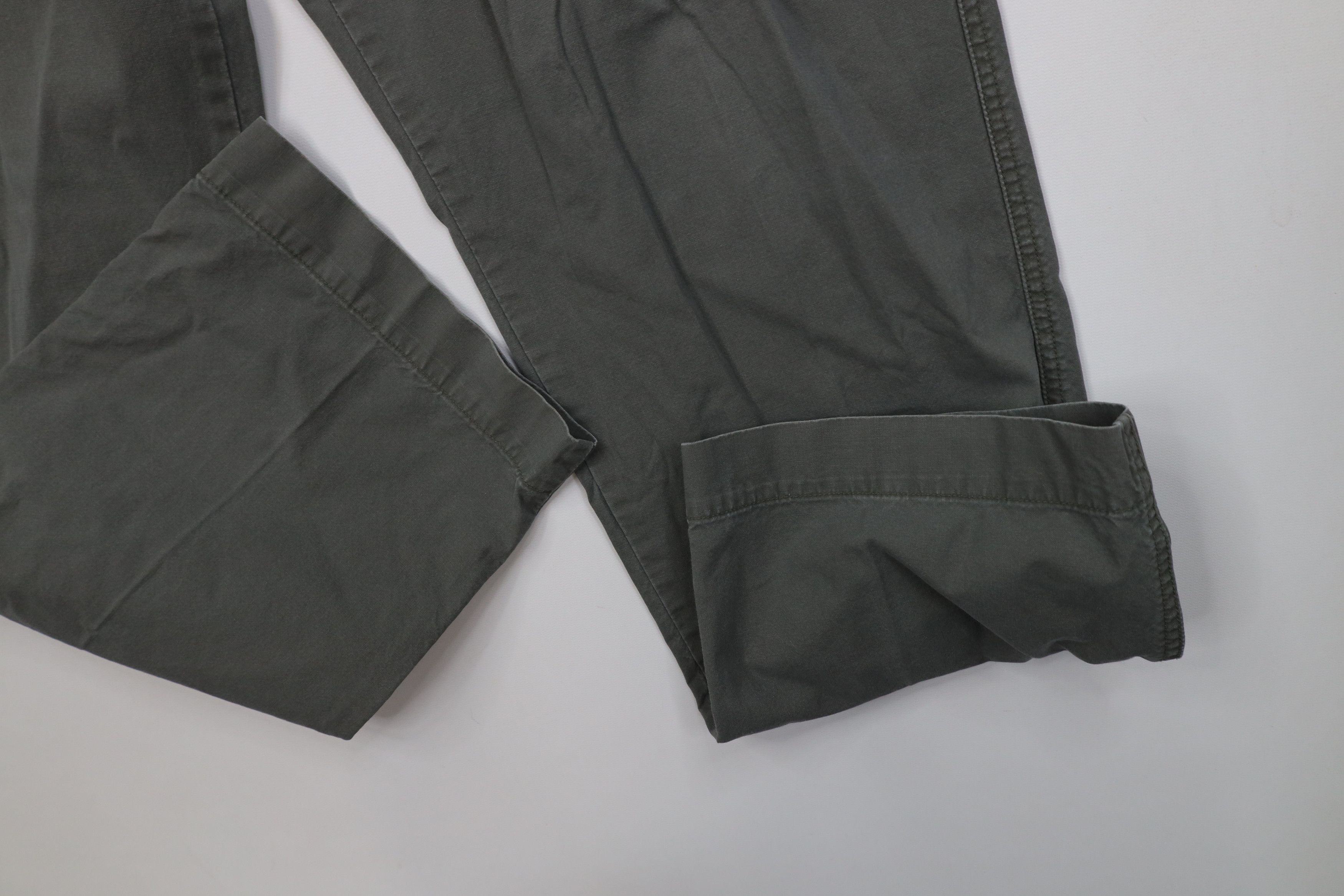 Cabelas Vintage 90 Y2K Cabelas Wide Leg Cargo Pants Green Cotton Size US 36 / EU 52 - 5 Thumbnail