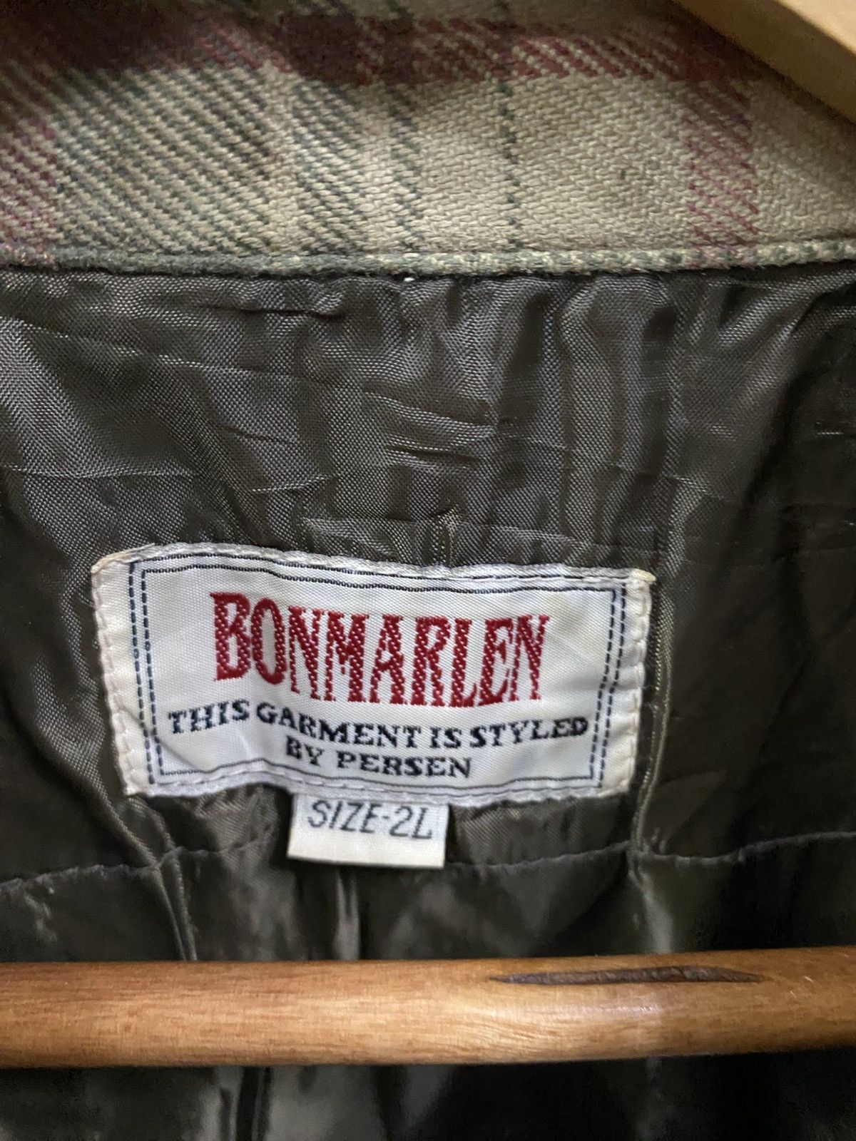 Vintage Vintage Bonmarlen flannel button up jacket Size US XL / EU 56 / 4 - 10 Thumbnail
