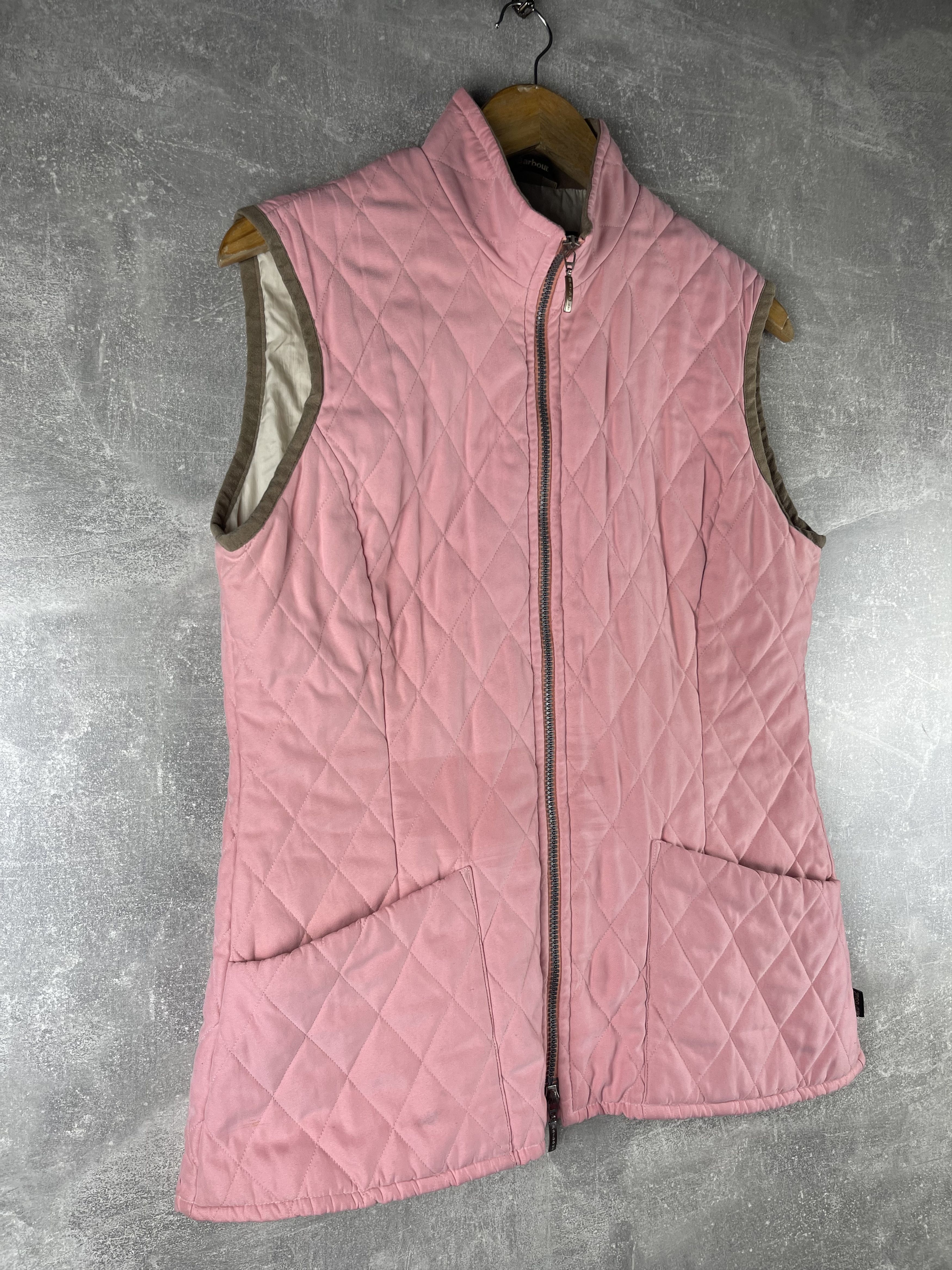Barbour Vintage Barbour pink nylon puffer vest Size XS / US 0-2 / IT 36-38 - 3 Thumbnail