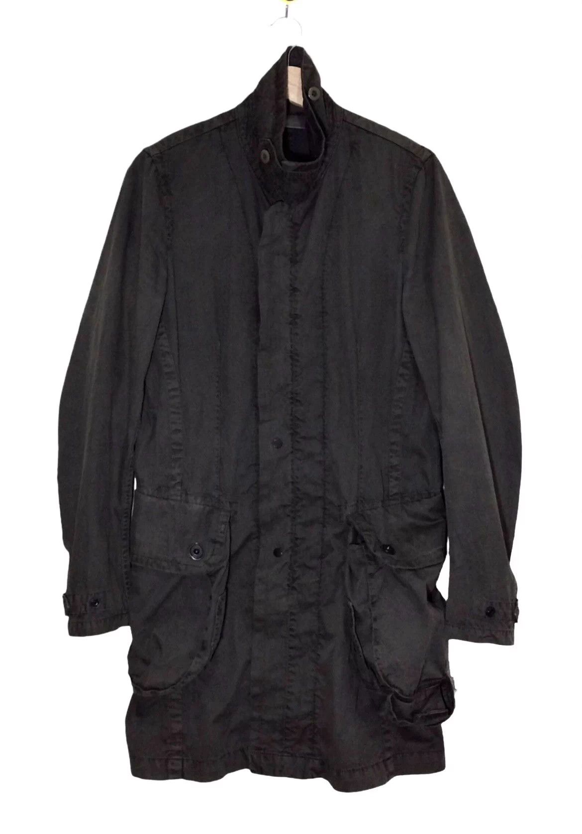 Julius Julius 7 Gas Mask Pocket Lapel Long Coat, Military Style Size US M / EU 48-50 / 2 - 1 Thumbnail