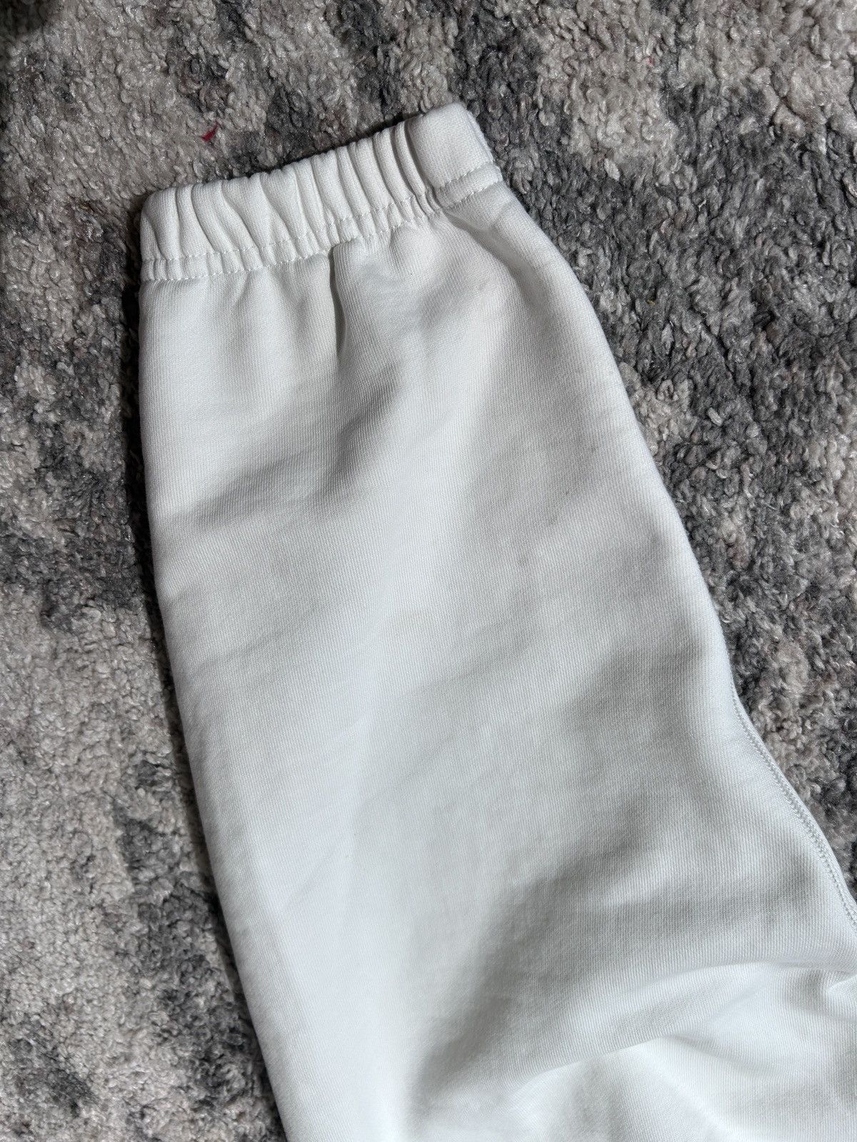 Nike × Vintage Vintage 90's Nike Heavy Cotton White Track Pants Big Logo Size US 32 / EU 48 - 19 Thumbnail