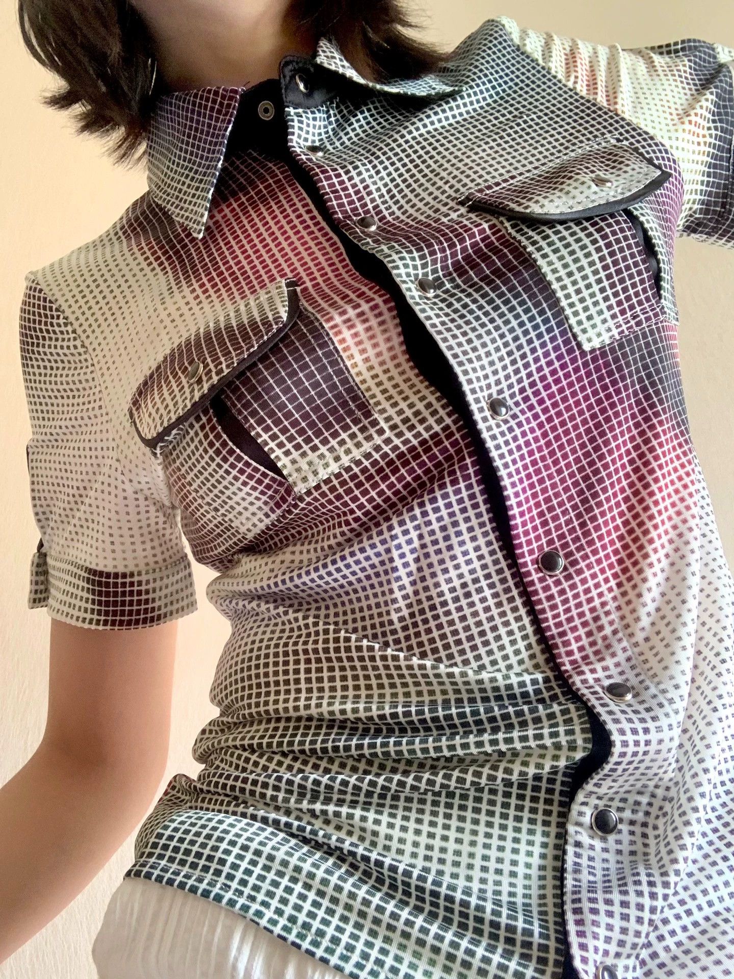 Other Tricot Chic Electric Color Print Shirt M Size M / US 6-8 / IT 42-44 - 9 Thumbnail