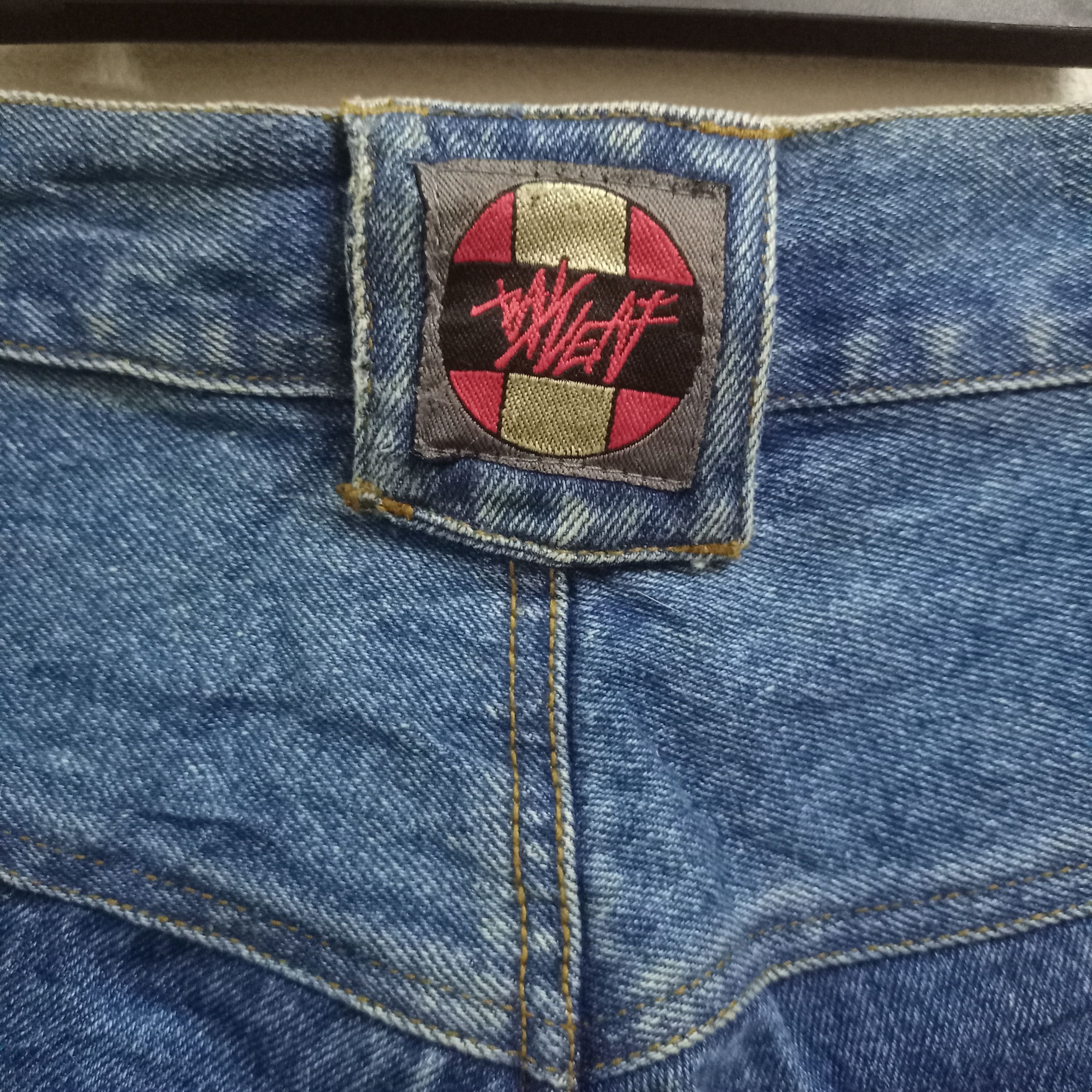 Japanese Brand Vintage Japanese Bayleaf Baggy Jean Shorts 32x33 Size US 32 / EU 48 - 5 Thumbnail