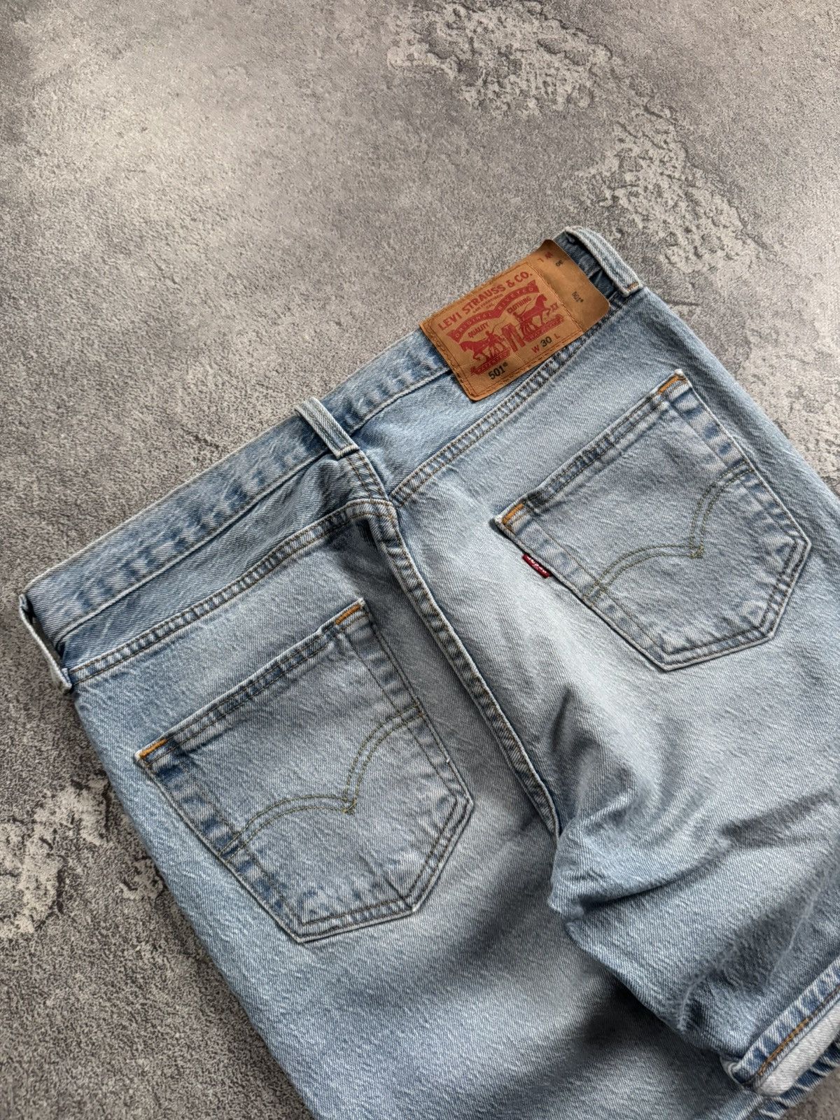 Levi's Levi’s 501 W30 denim blue shorts 🩳 casual Levis Size US 30 / EU 46 - 2 Thumbnail