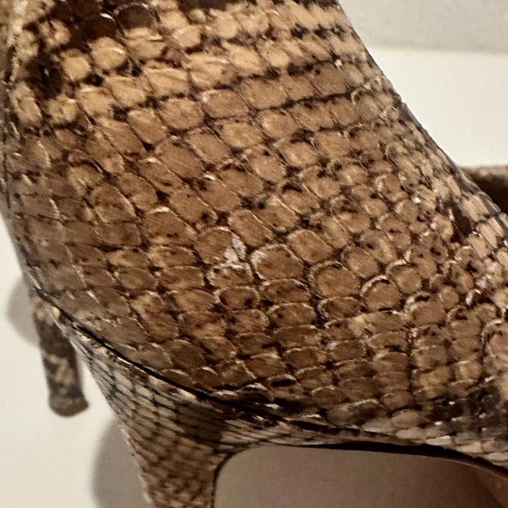 Coach COACH Chelsey Snake-Embossed Leather Round Toe Pumps Heels 9 Size US 9 / IT 39 - 6 Thumbnail