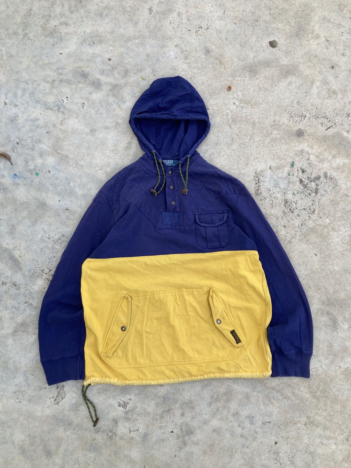 Polo Ralph Lauren 90’S Polo Ralph Lauren Quilted Colorblock Rugby Jacket Size US XL / EU 56 / 4 - 2 Thumbnail