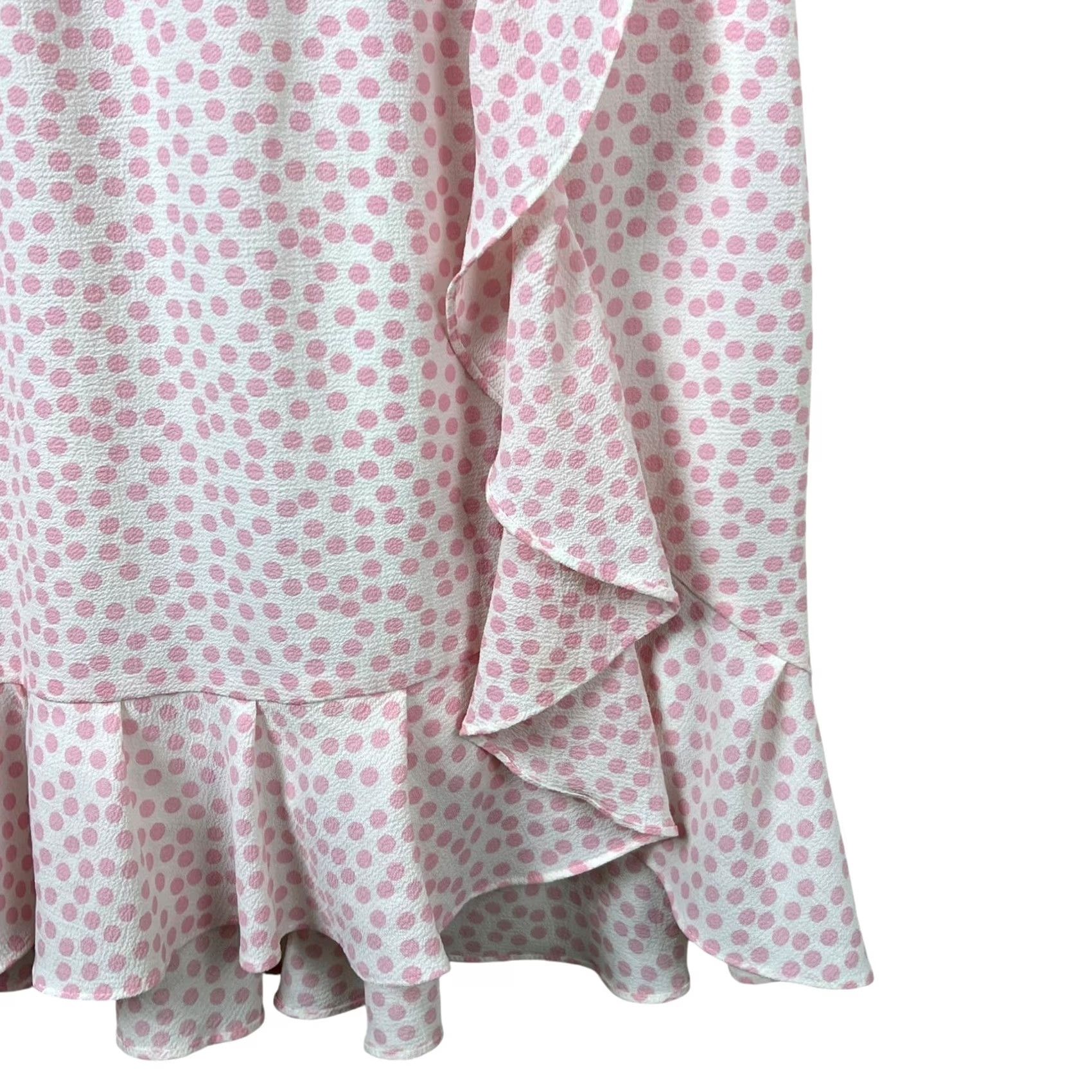 linen white shirt dress MIKUTA Size:6US/38FR/10UK Price_$50 & Up fastened with a statement Buy Pink & Purple