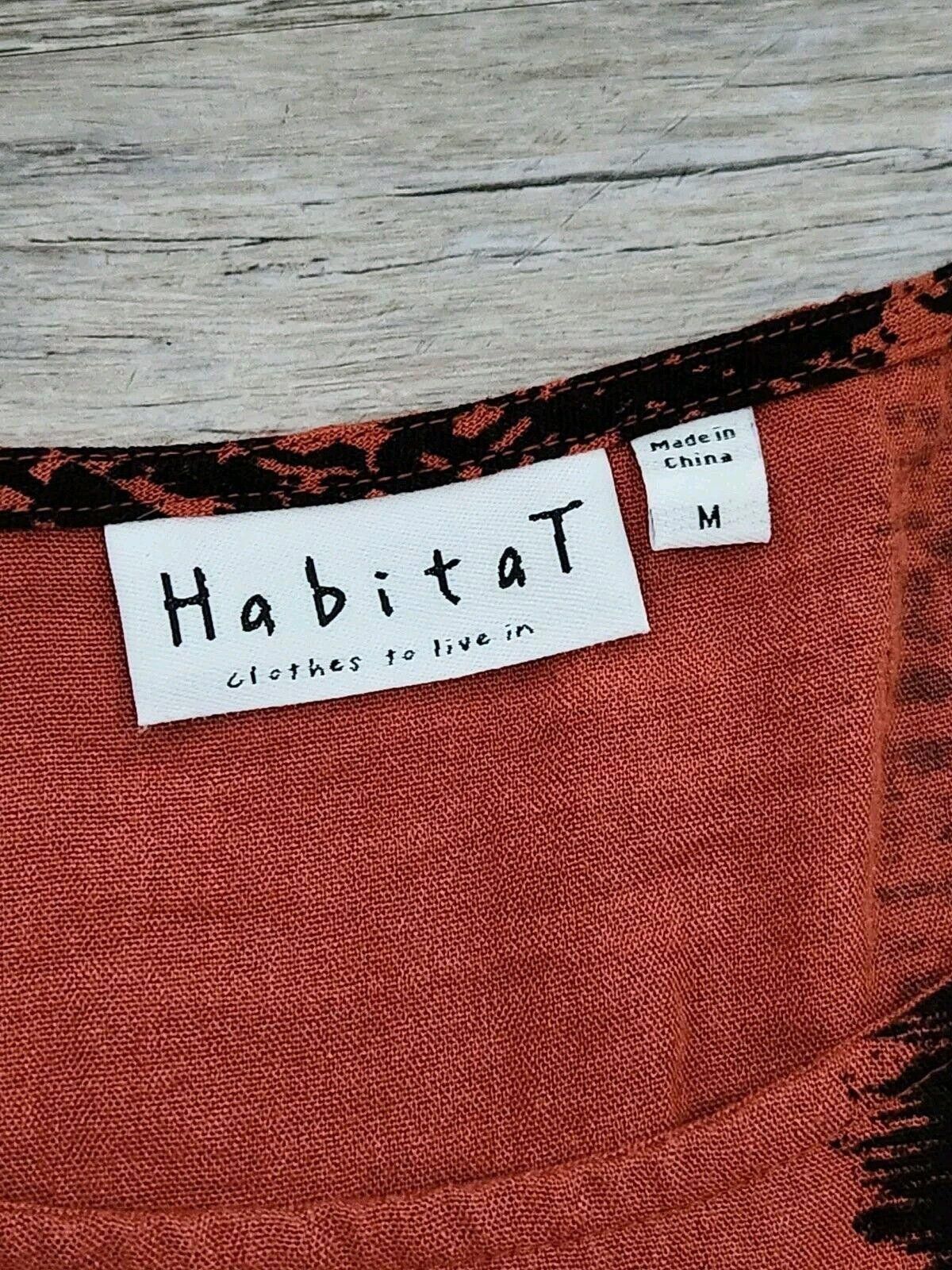 Habitat Habitat Clothes To Live In top Medium Orange Tunic shirt Size M / US 6-8 / IT 42-44 - 3 Thumbnail