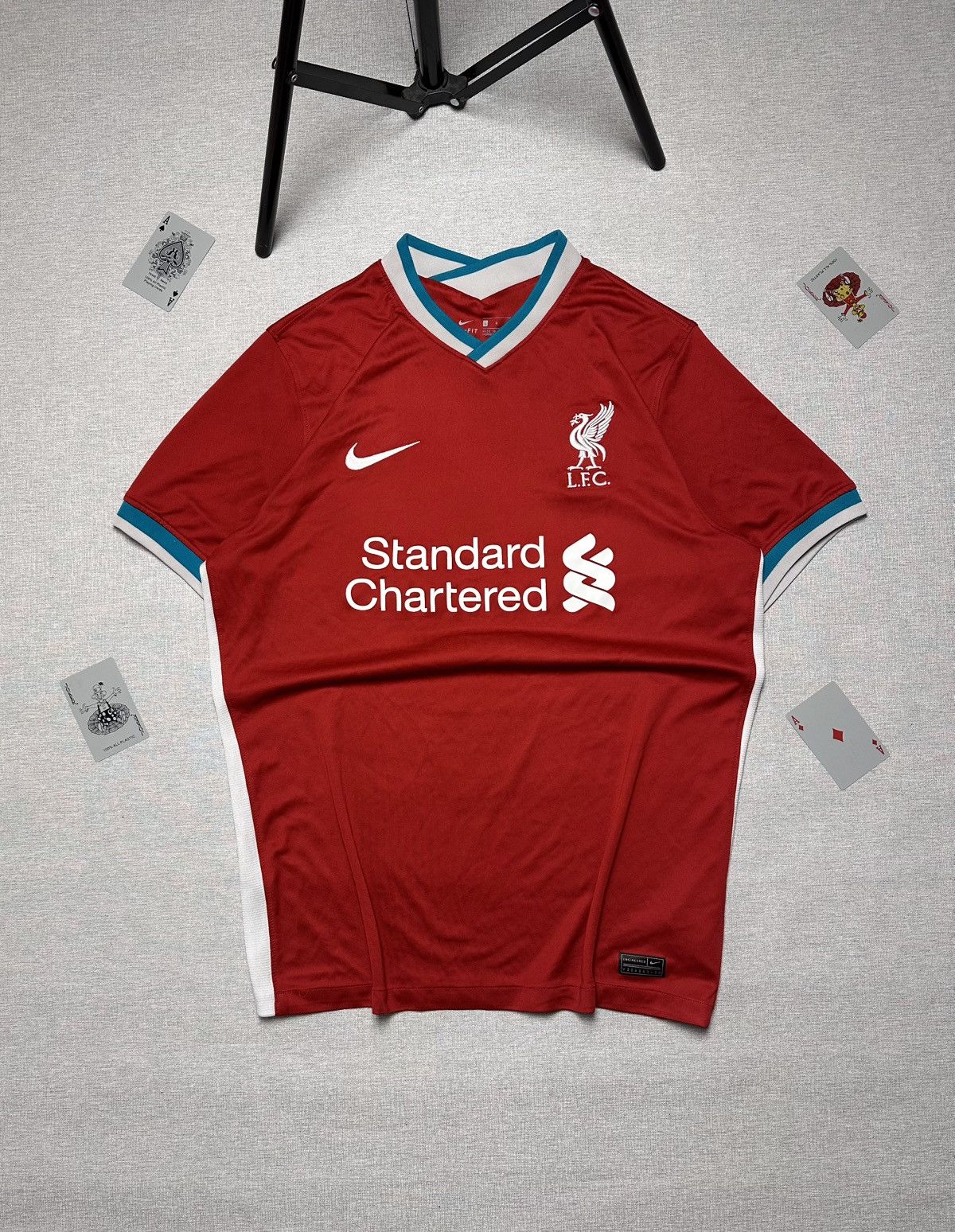 Nike Nike Vapor MTCH LFC Liverpool Soccer Jersey Size US L / EU 52-54 / 3 - 1 Thumbnail