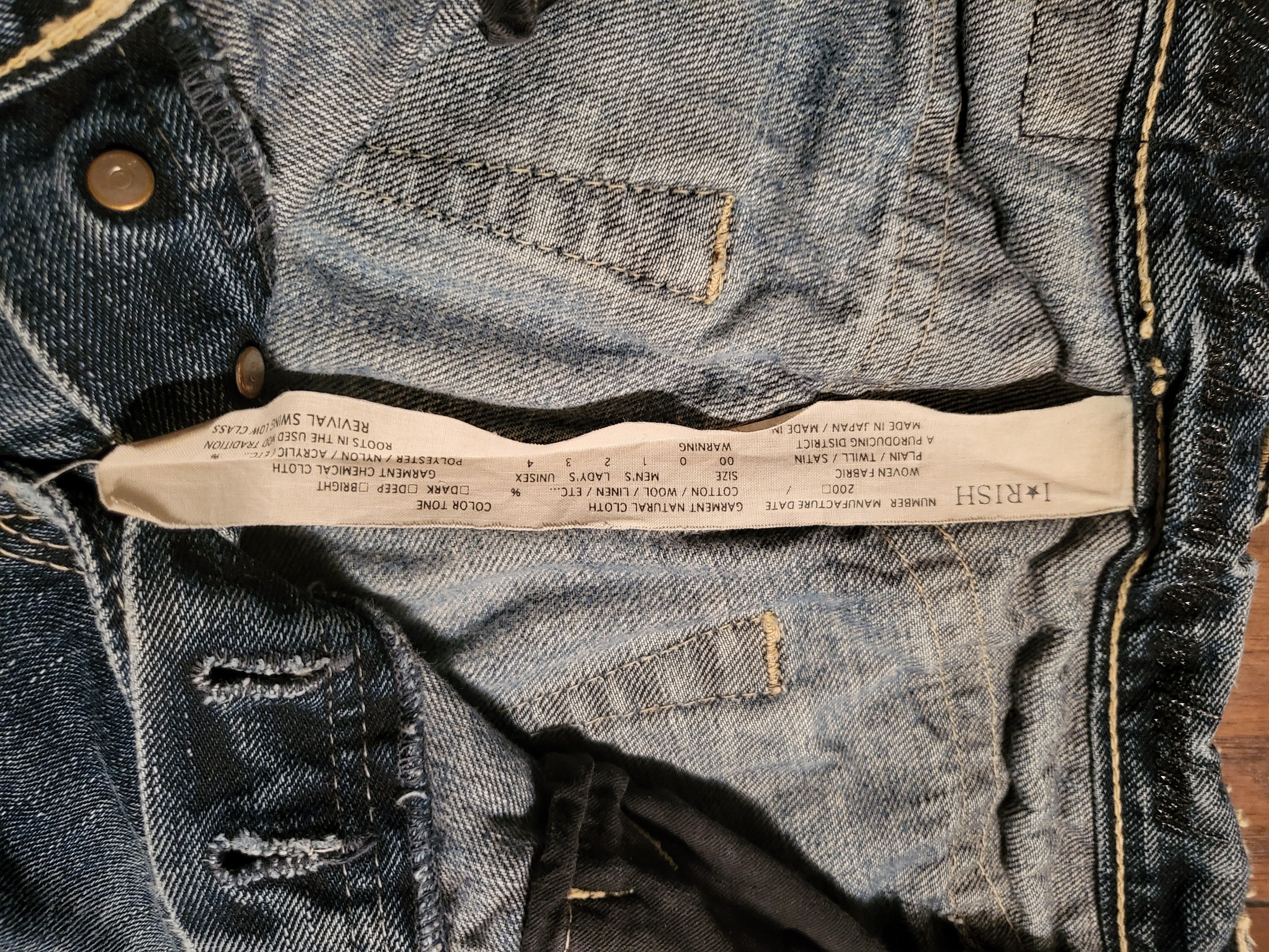 Japanese Brand × Vintage Irish Serpent Denim Size US 30 / EU 46 - 14 Thumbnail