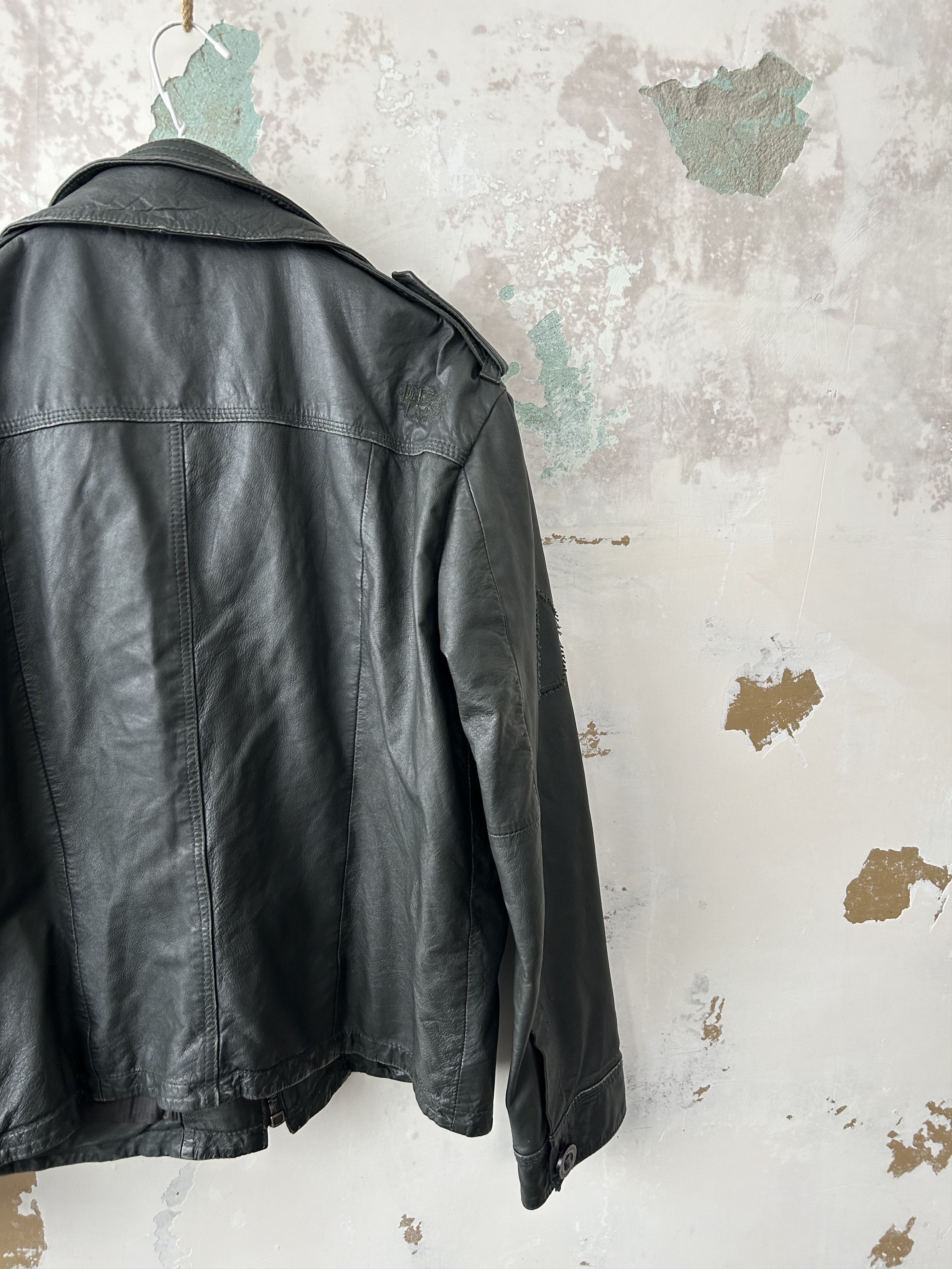Superdry Superdry Vintage Leather Jacket Size XL Size US XL / EU 56 / 4 - 7 Thumbnail