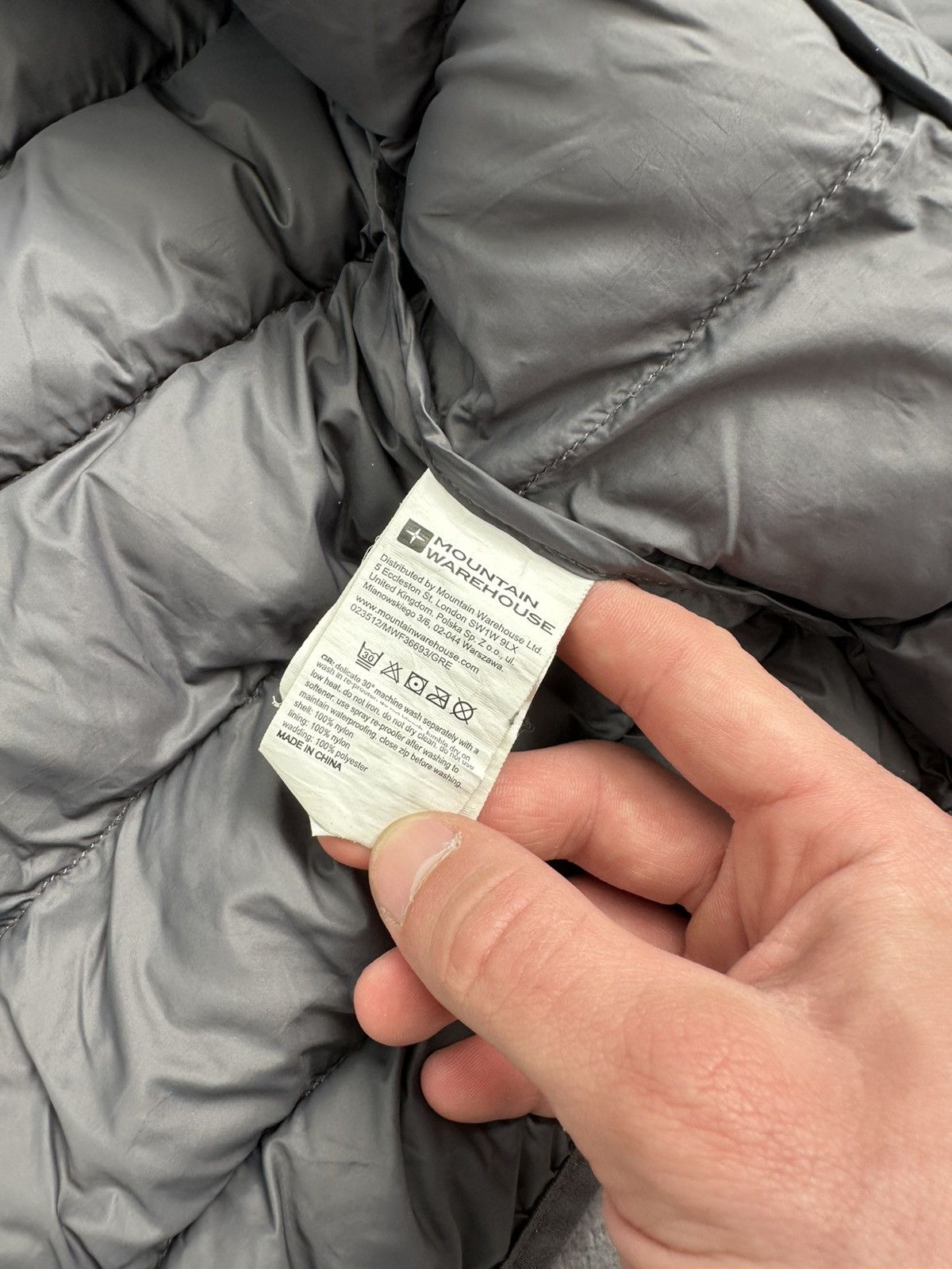 Mountain Hardwear Mountain Warehouse Grey Winter Puffer Jacket Outdoor Size M Size US M / EU 48-50 / 2 - 13 Thumbnail