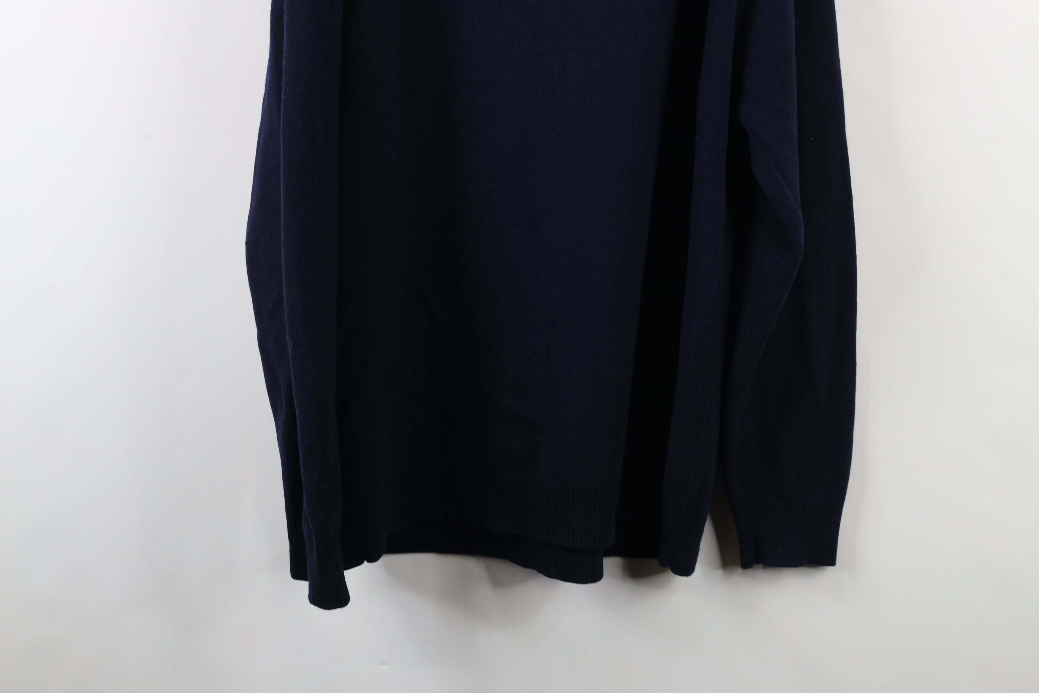 L.L. Bean × Vintage Vintage 90s LL Bean Lambswool Knit Crewneck Sweater Blue Size US XXL / EU 58 / 5 - 10 Thumbnail