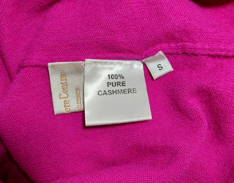 Vintage 100% cashmere sweater turtleneck pink purple luxury soft Size S / US 4 / IT 40 - 4 Thumbnail