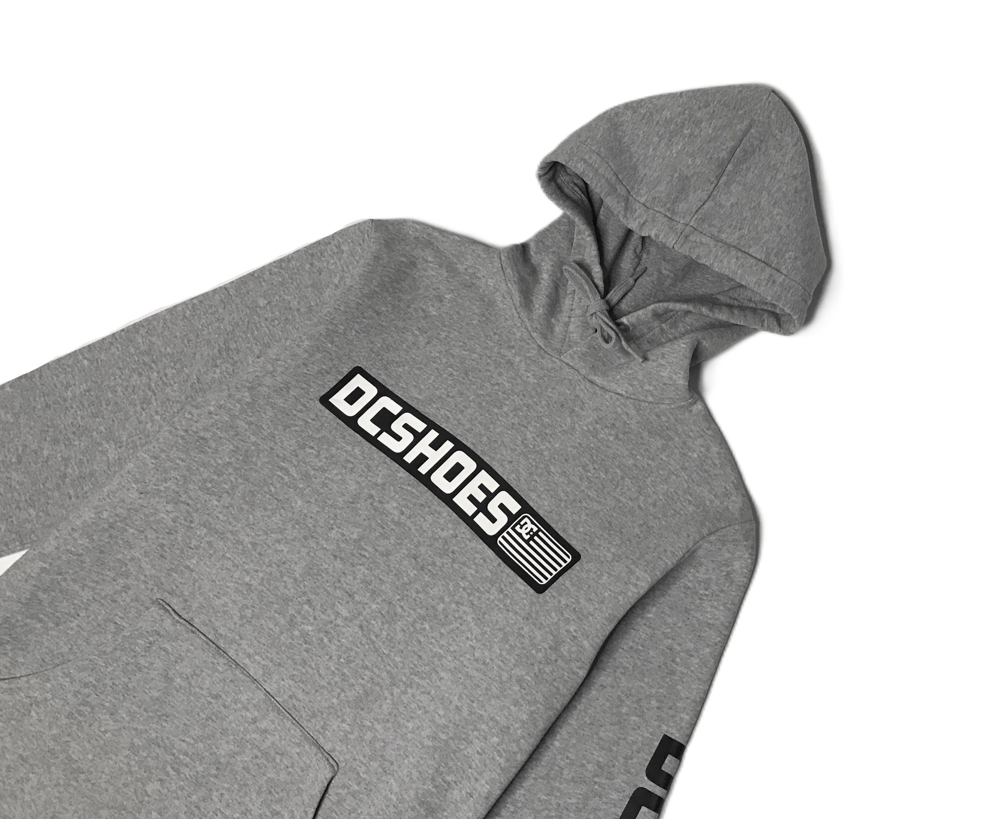 DC DC Shoes Mens Hoodie Pullover Sz S Gray Size US S / EU 44-46 / 1 - 4 Thumbnail