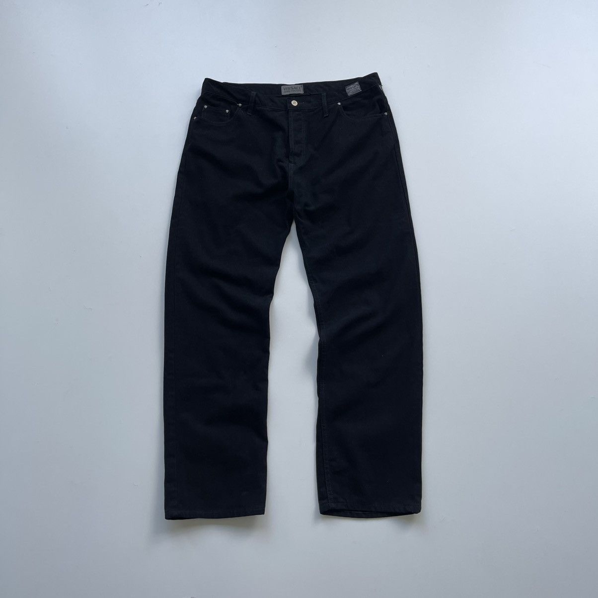 Versace Jeans Couture Versace Jeans Couture VJC Vintage Cotton Pants Black Size US 36 / EU 52 - 1 Thumbnail