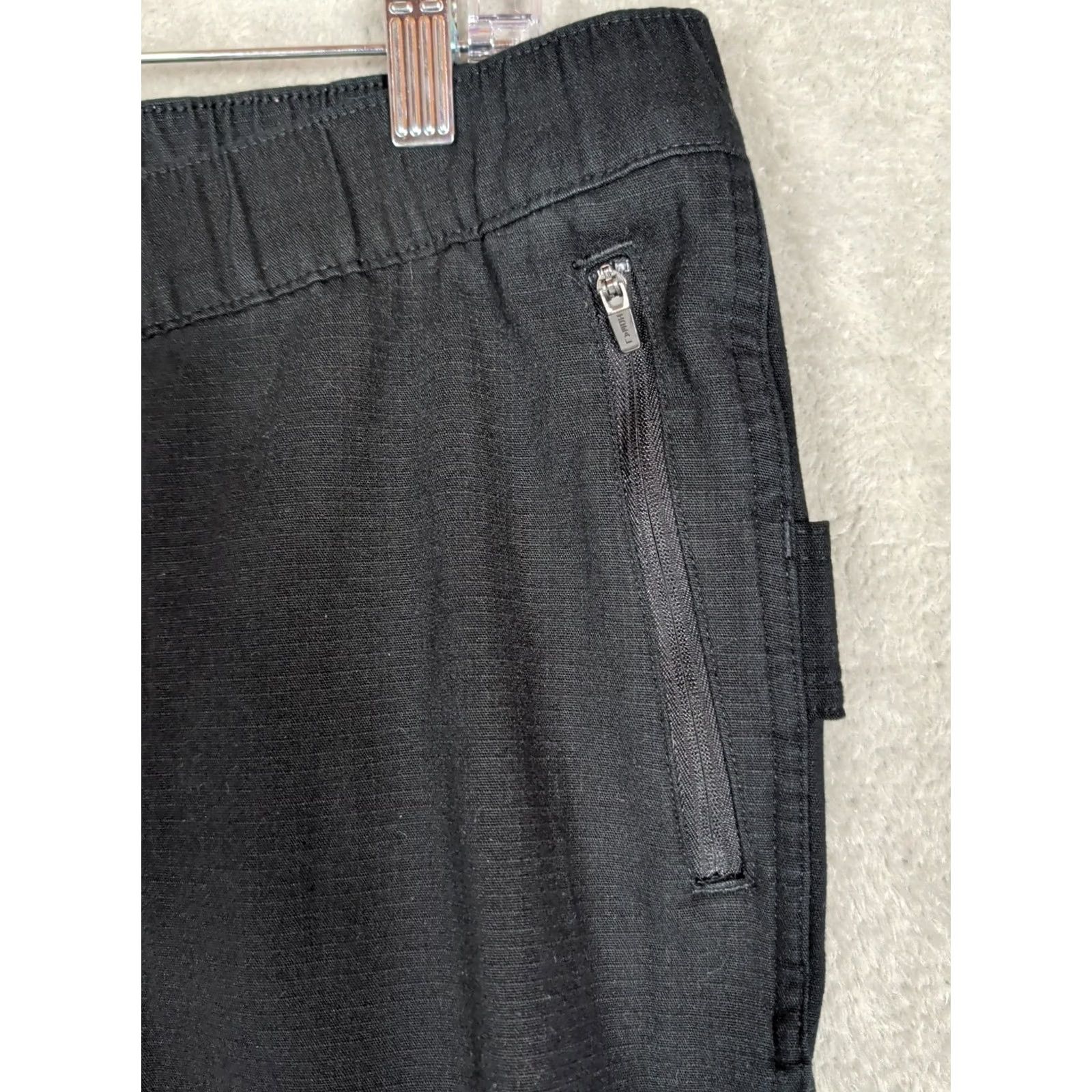 Carhartt Carhartt Force Ripstop Work Pants Women Large Black Relaxed Fit Cargo Utility Pants Size 36" / US 14 / IT 50 - 2 Thumbnail