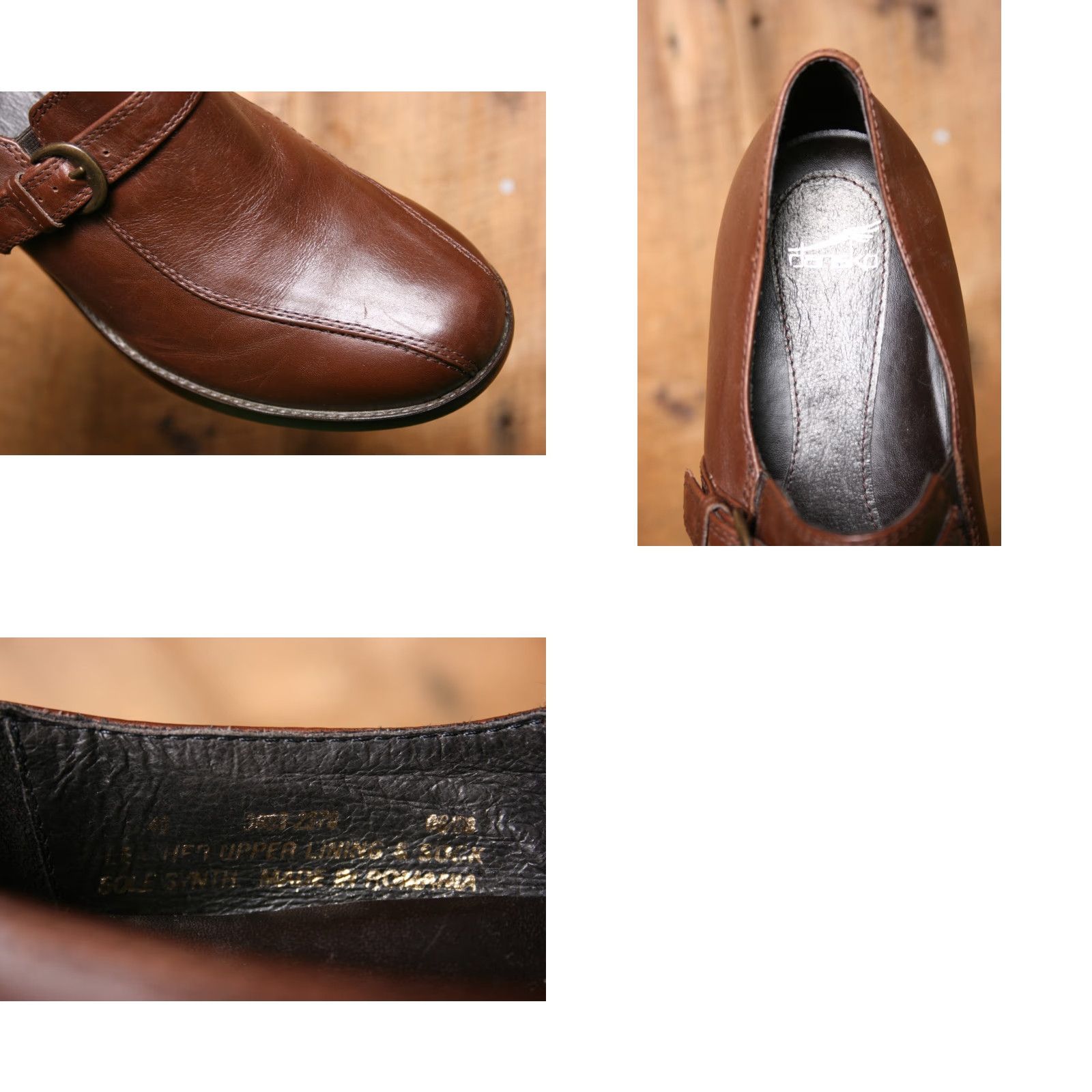Dansko DANSKO Norah Shoes Pump Women's Leather Brown Block Heel Slip On 9.5 EU 40 Notting Hill Collection Size US 10 / IT 40 - 8 Thumbnail