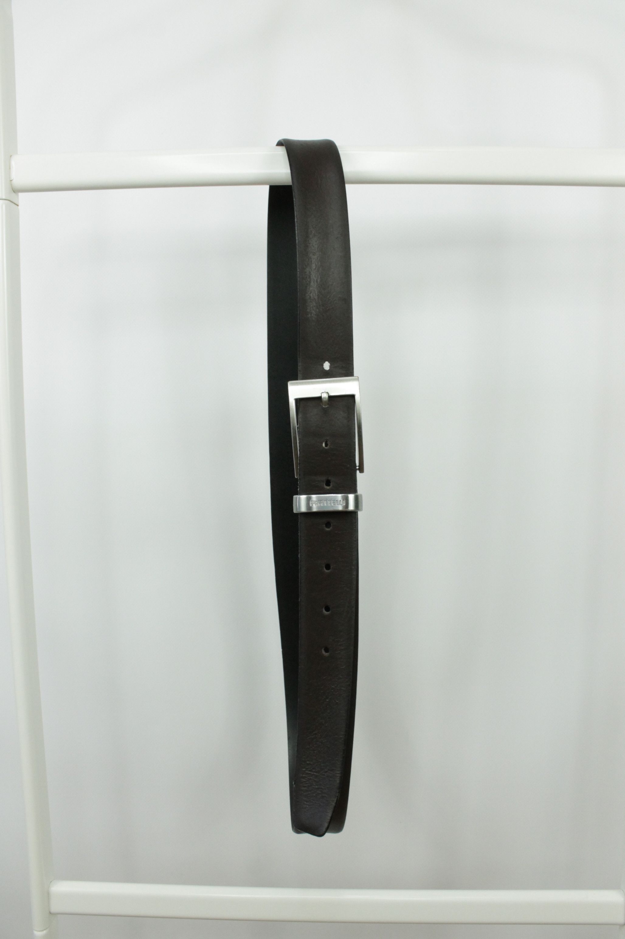 Piattelli Bruno Piattelli Brown Leather Belt Size 46 - 2 Thumbnail