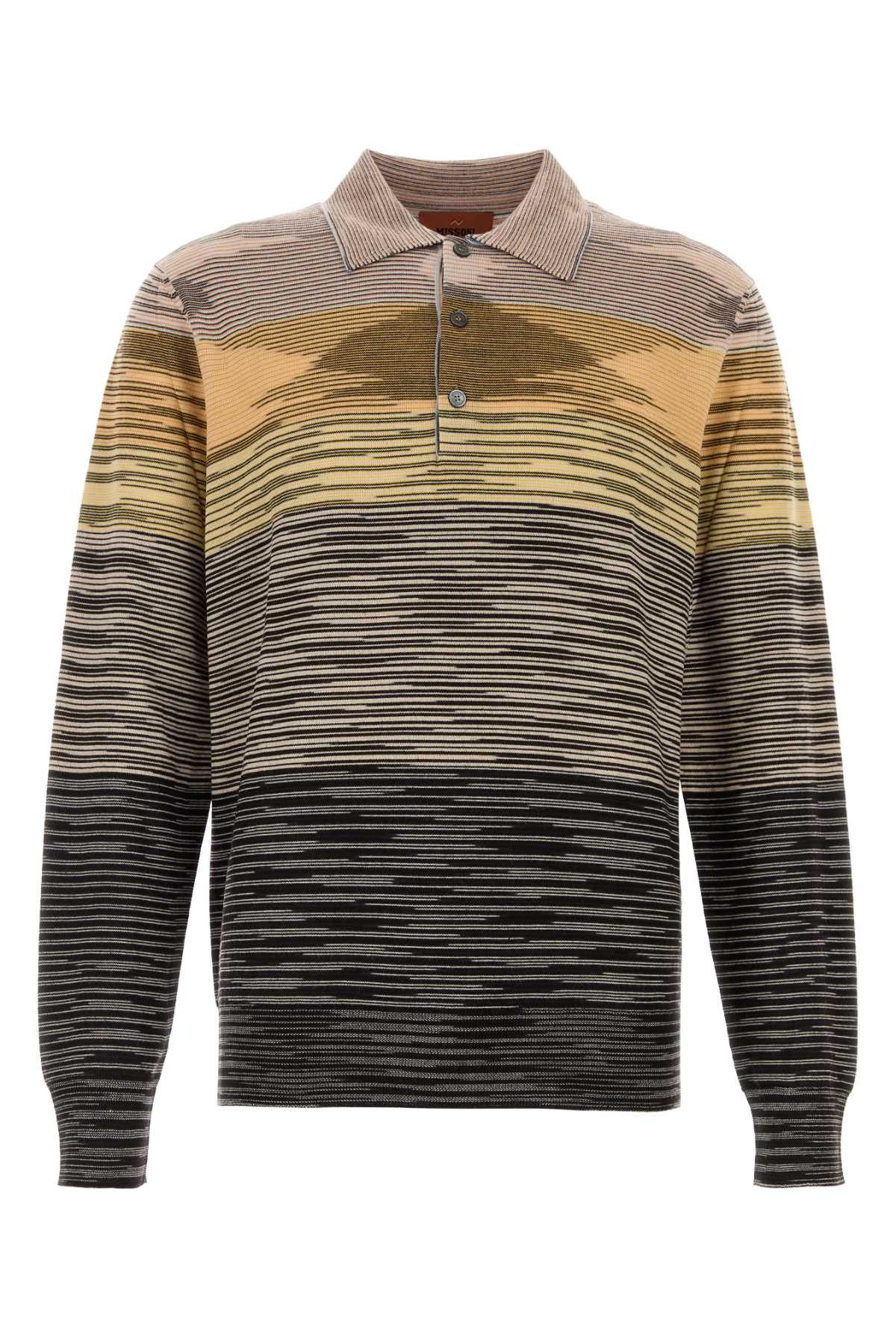 Missoni Embroidered Wool Polo Shirt Size US XS / EU 42 / 0 - 1 Thumbnail