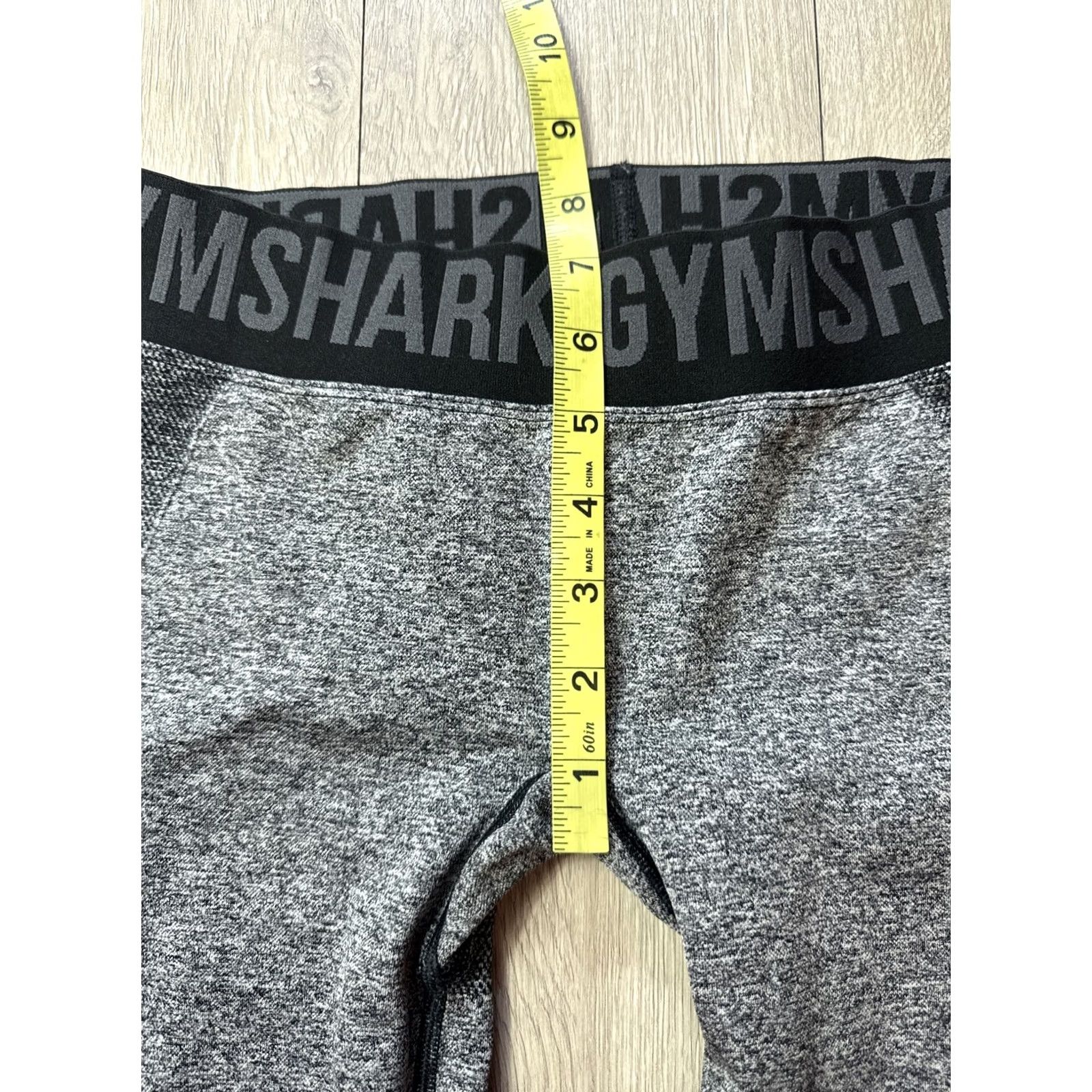 Gymshark Gymshark Leggings Women’s Small S Heather Gray Stretch Activewear Size 28" / US 6 / IT 42 - 5 Thumbnail