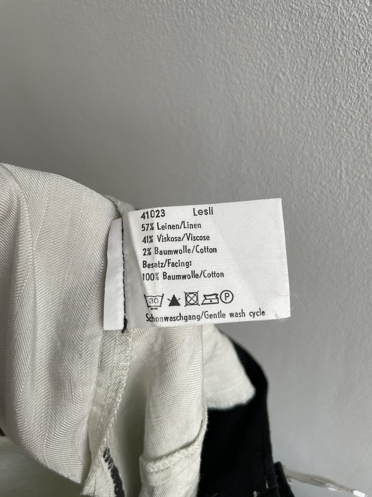 Annette Gortz × Designer × Vintage Anette Gortz Germany Linen Viscose Classic Pants Free Fit Size 36" / US 14 / IT 50 - 23 Thumbnail