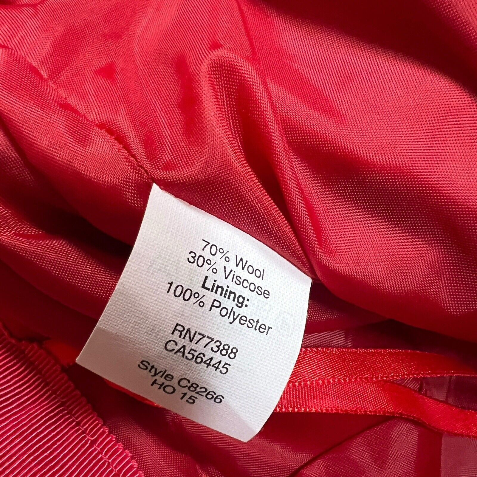 J.Crew J.Crew Wool Blend Mini Pencil Short Skirt Red Career Size 4 Size 27" / US 4 / IT 40 - 5 Thumbnail