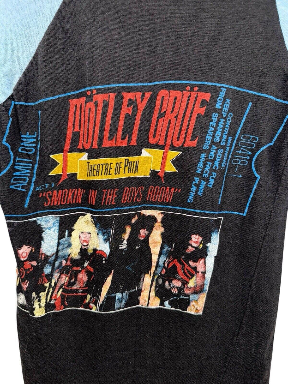 Designer Vintage Motley Crue Theatre Of Pain 1985 Band Shirt Sz S Size US S / EU 44-46 / 1 - 6 Thumbnail