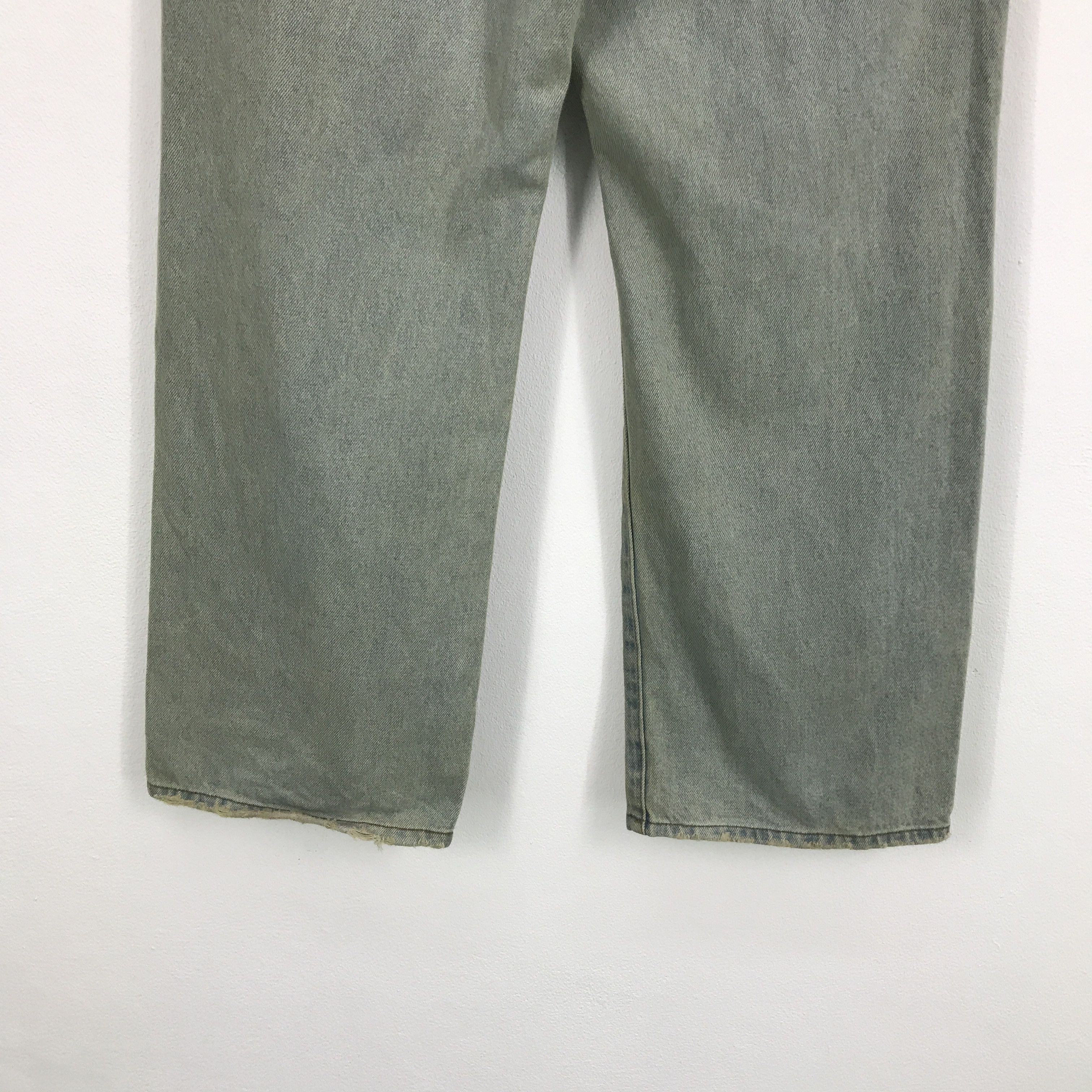 Japanese Brand Japan fashion style the standard distressed Baggy jean Size US 29 - 6 Thumbnail
