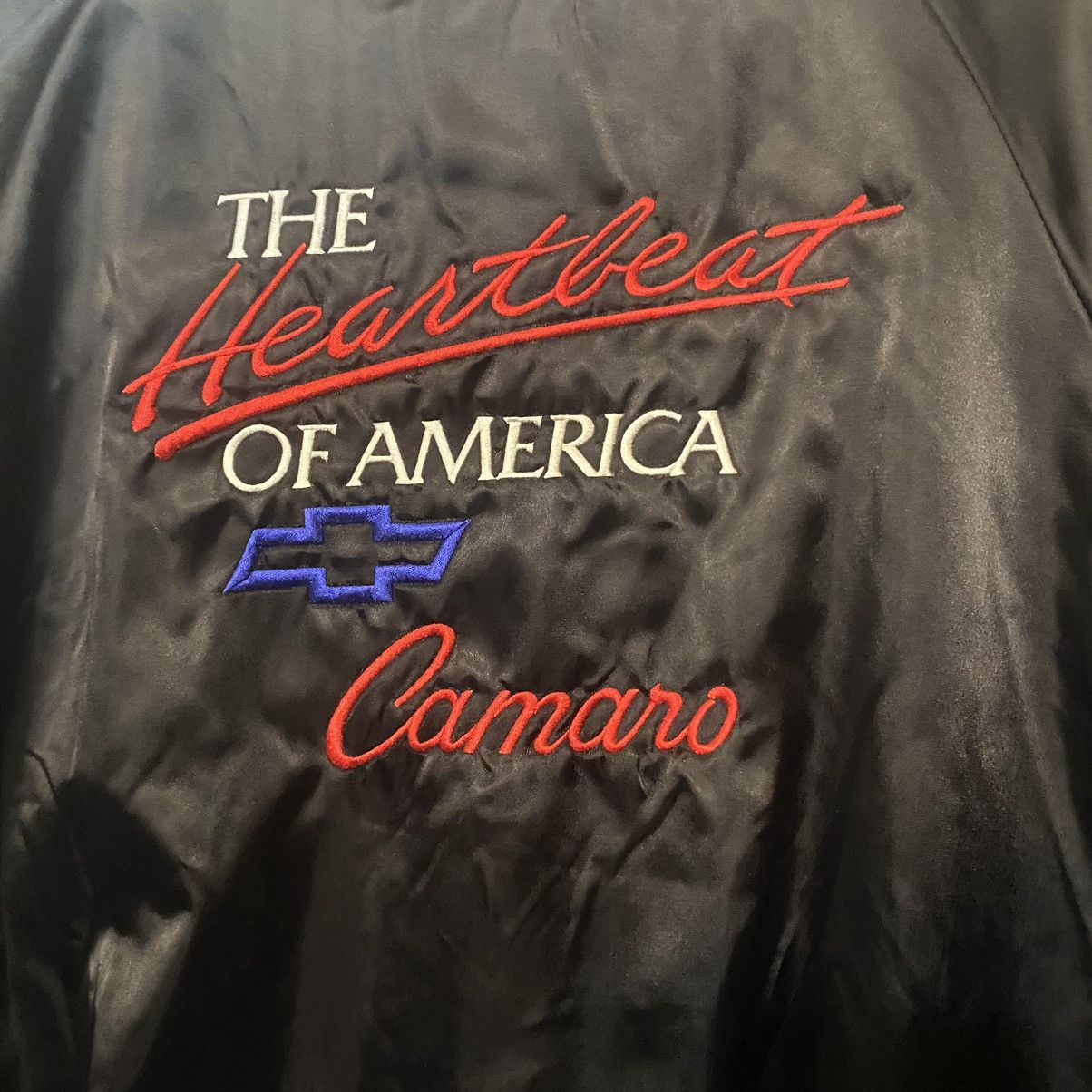 Other NWT Chevy Heartbeat of America Satin Bomber USA XXL 80s/90s Size US XXL / EU 58 / 5 - 2 Thumbnail