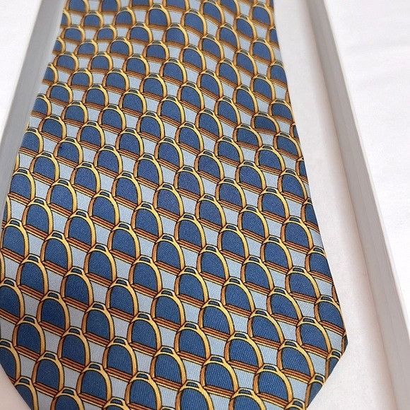 Gucci Gucci Horse Stirrup Silk Tie Size ONE SIZE - 4 Thumbnail