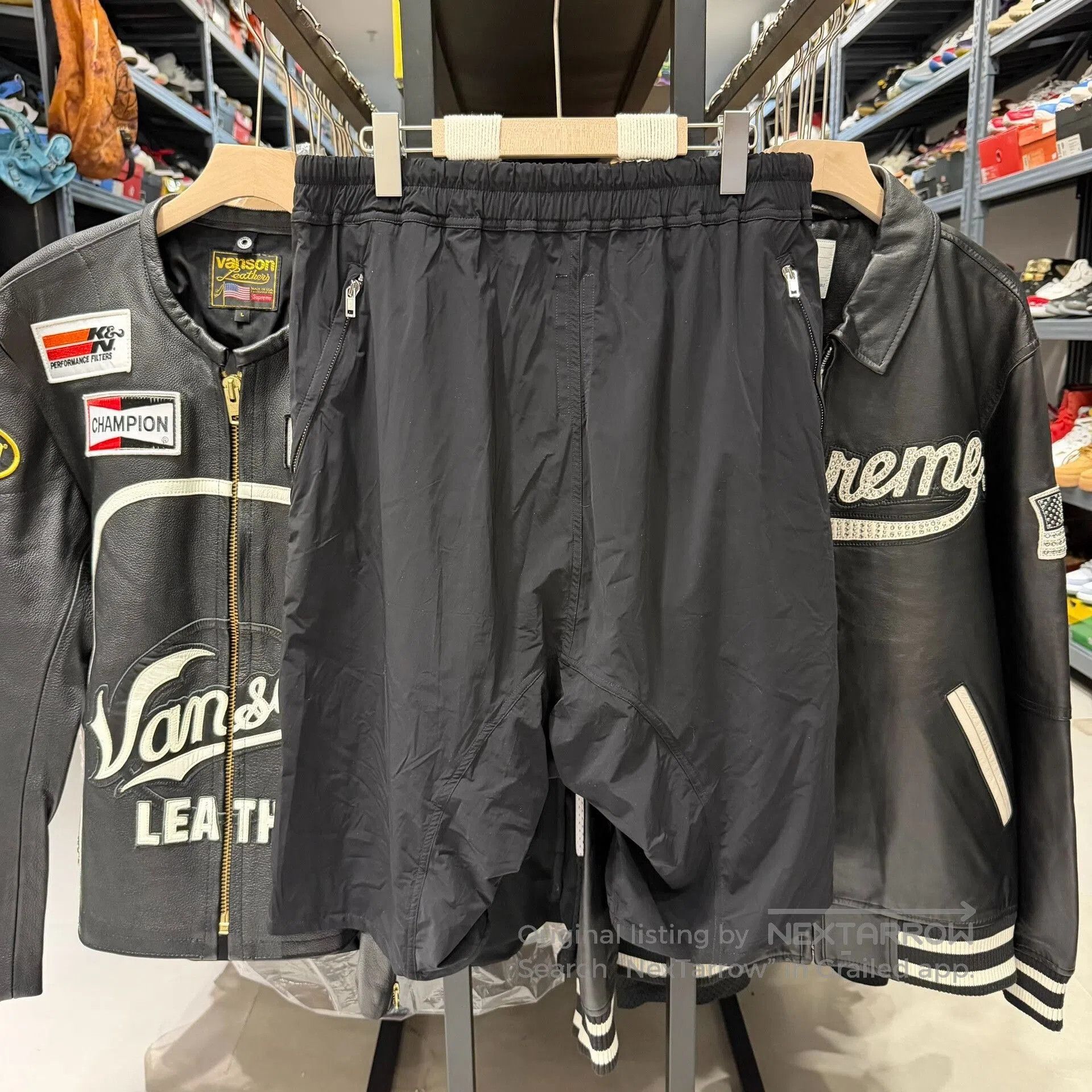 Rick Owens RICK OWENS Black Drawstring Shorts. Size US 26 / EU 42 - 6 Thumbnail