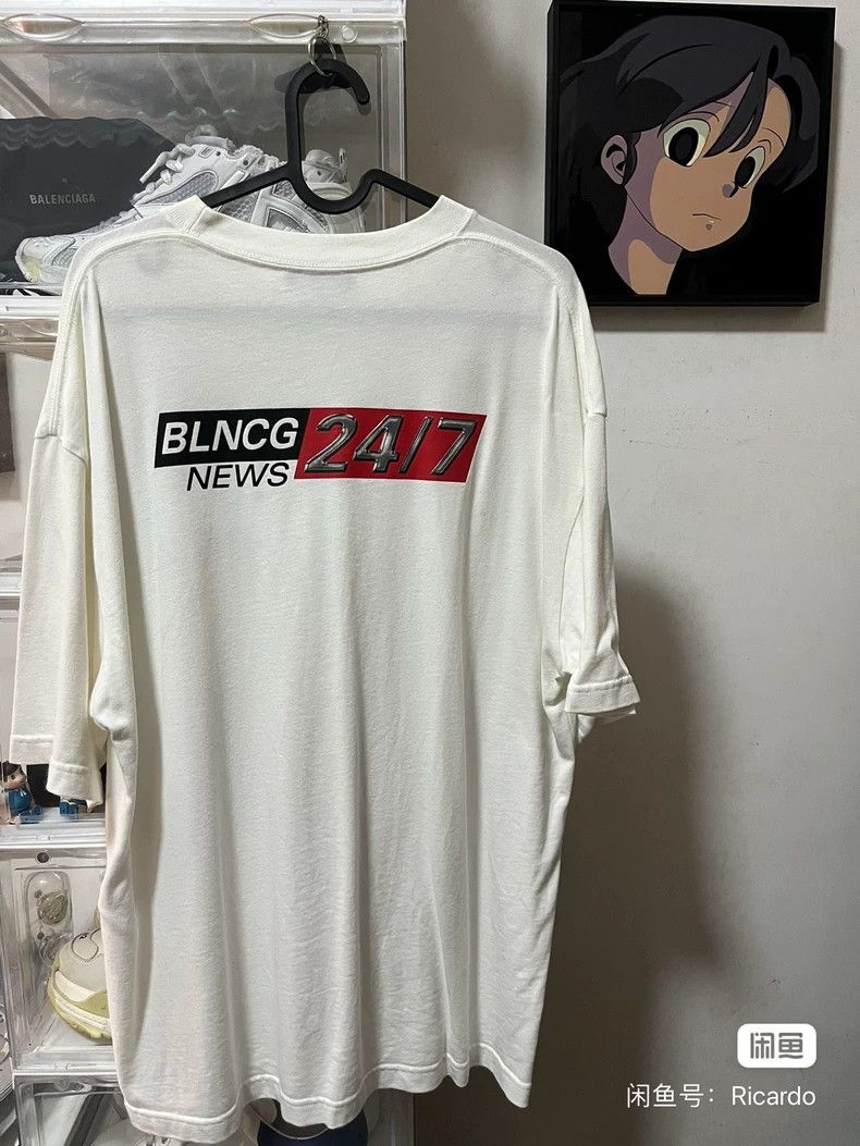 Balenciaga Press Short Sleeve White