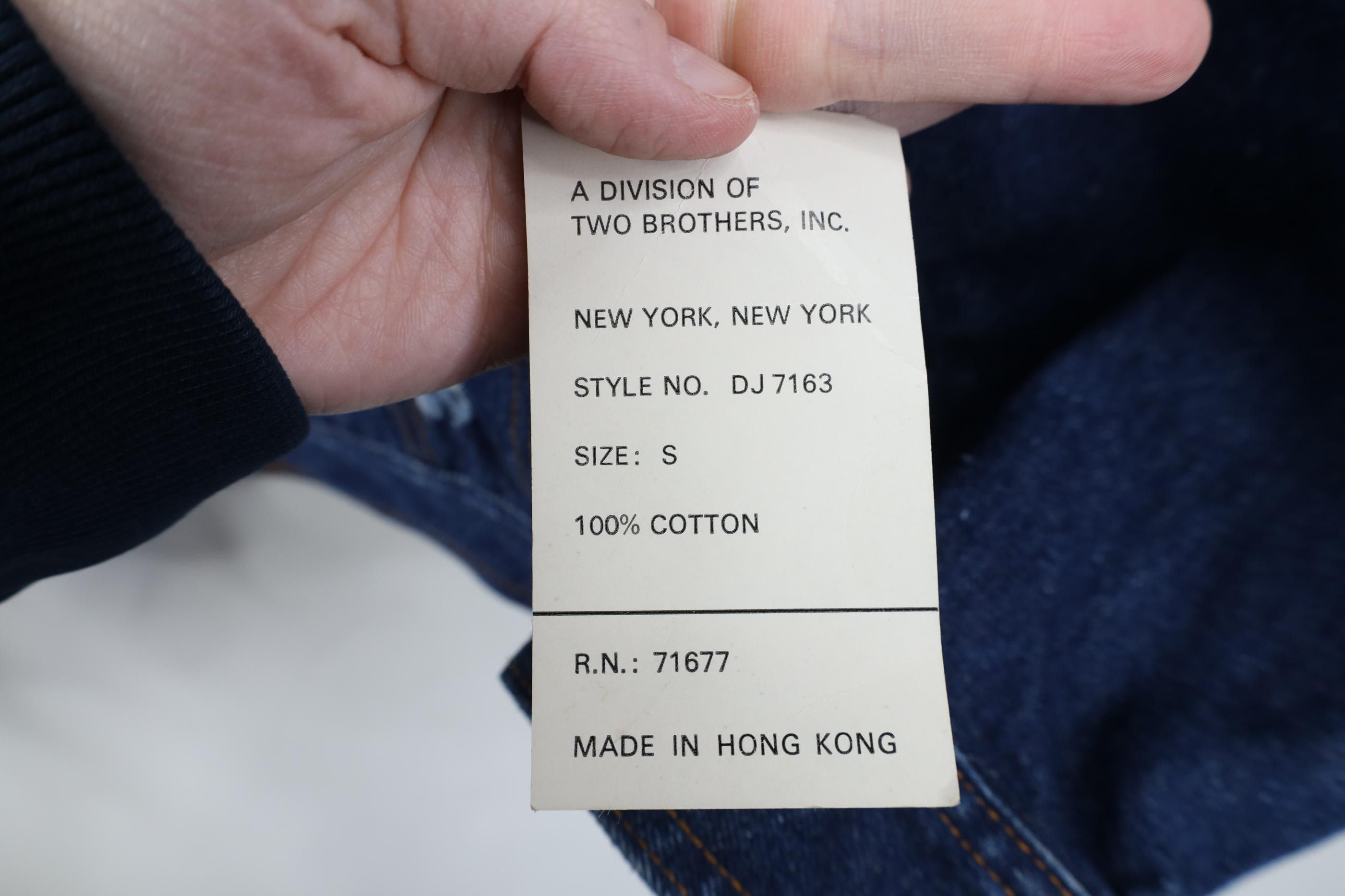 Vintage Deadstock Vintage 90s Streetwear Patch Denim Trucker Jacket Size US S / EU 44-46 / 1 - 5 Thumbnail