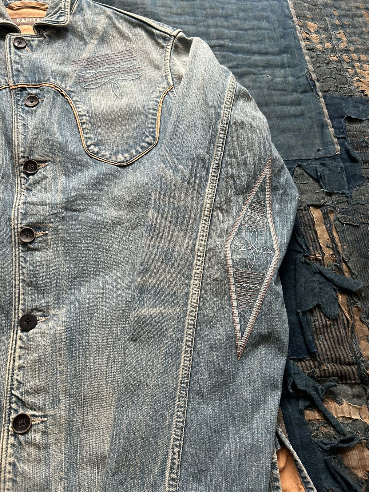 Kapital × Kapital Kountry Kapital naja embroidery denim jacket Size US M / EU 48-50 / 2 - 6 Thumbnail