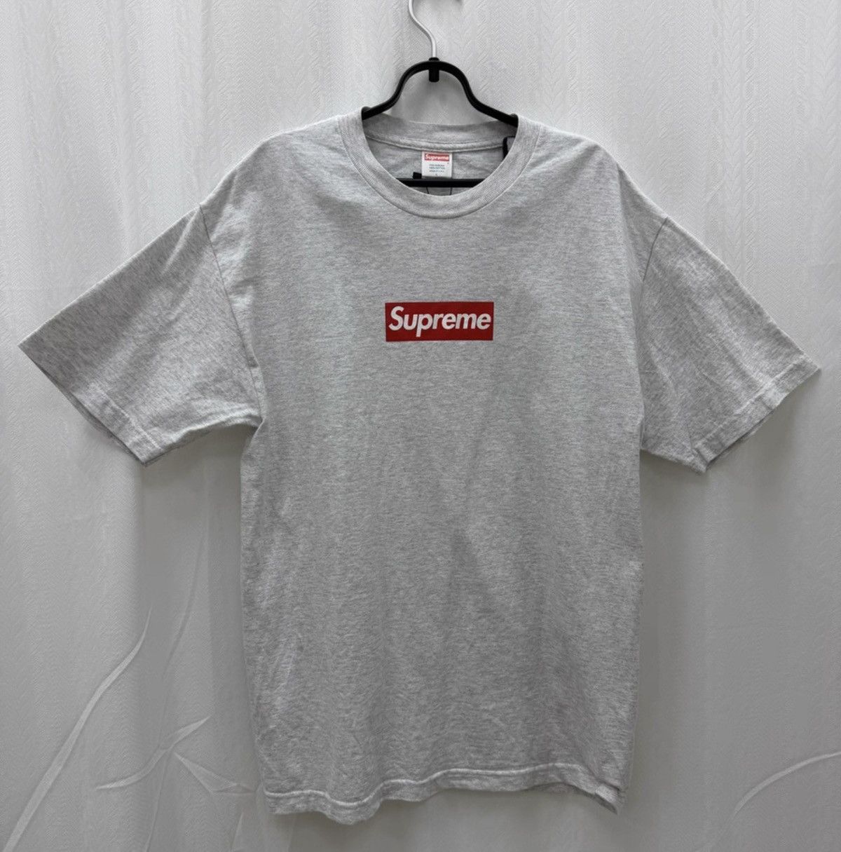 Supreme 2003 vintage red on Grey box logo tee T-shirt
