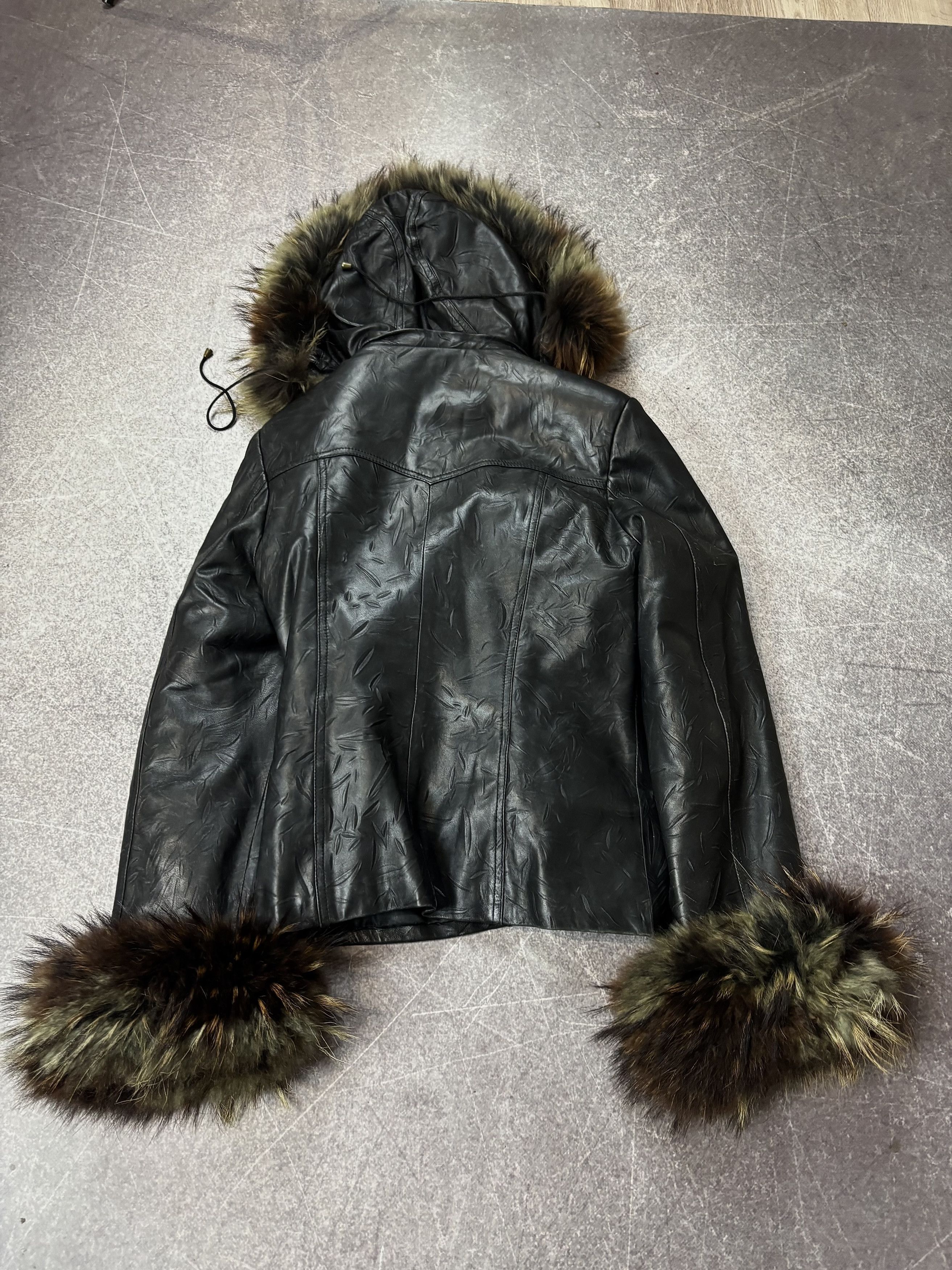 Tornado Mart JAPANESE RICK OWENS TYPE! RARE FUR/LEATHER BOMBER JACKET Size US S / EU 44-46 / 1 - 7 Thumbnail