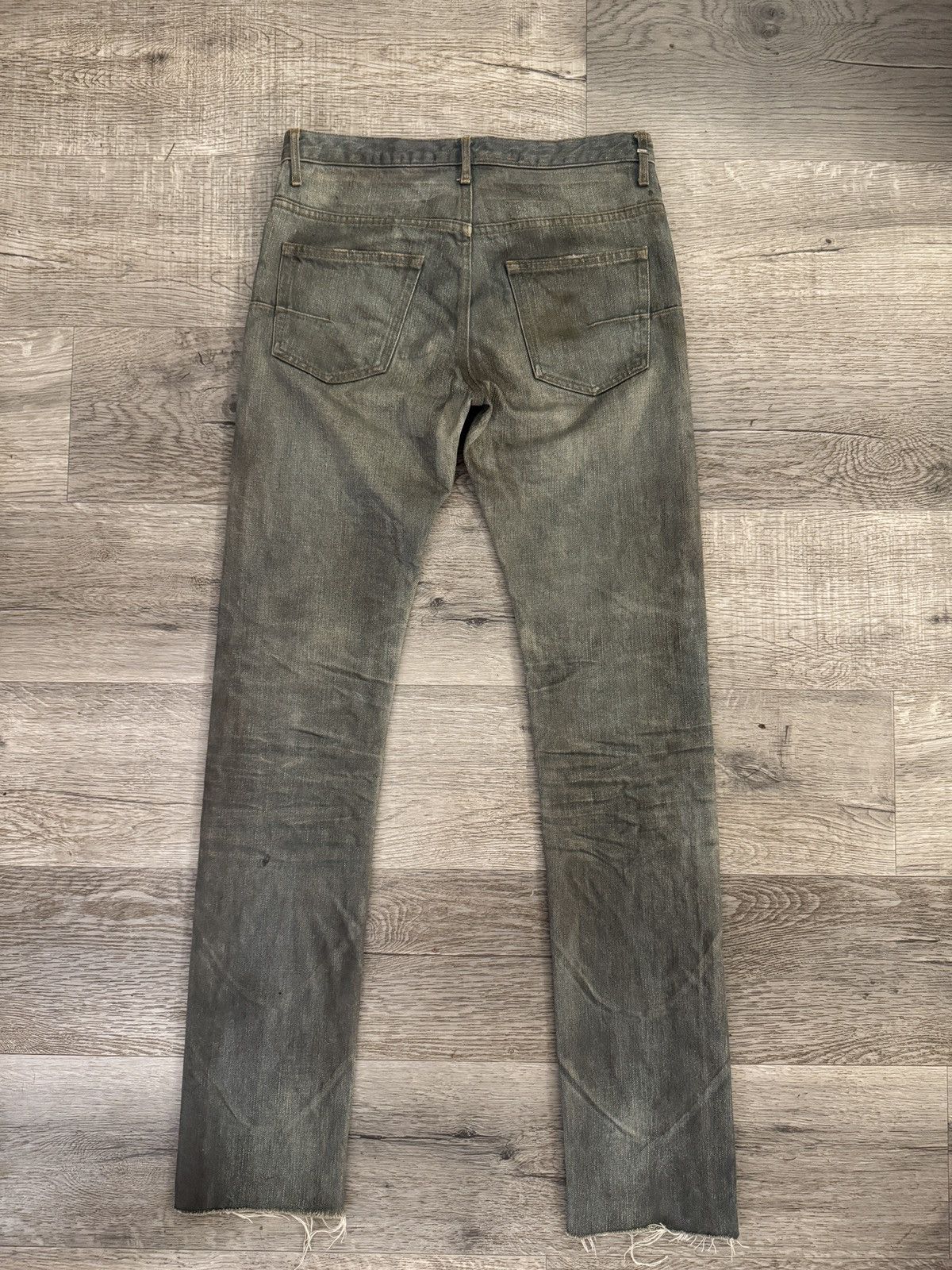 Dior Dior strip dirty Bleu Clair 04 Hedi Slimane denim Size US 29 - 2 Thumbnail