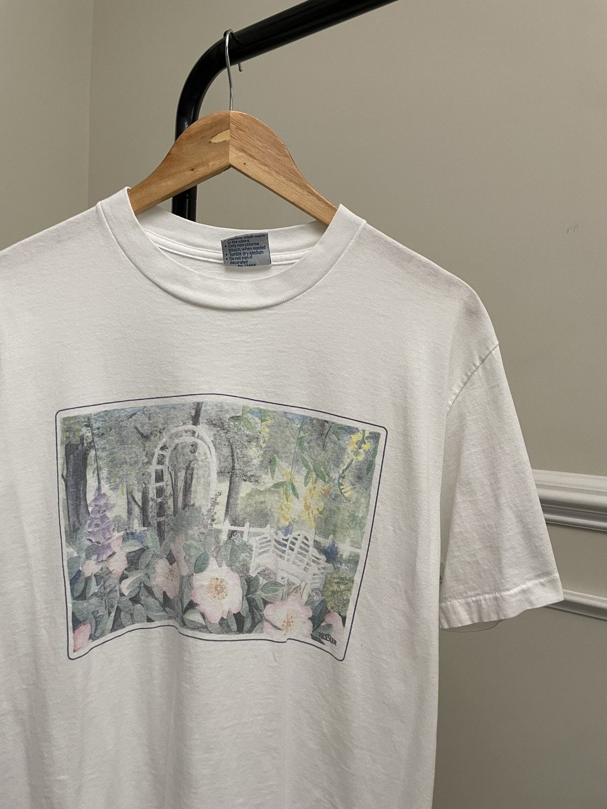 Vintage Vintage 90s Art Painting Resslur Tee Size US L / EU 52-54 / 3 - 1 Thumbnail