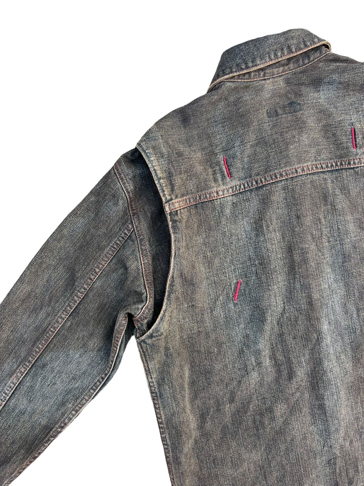 Johnbull Vintage 90s John Bull Japan Waxed Denim Jacket Size US M / EU 48-50 / 2 - 13 Thumbnail
