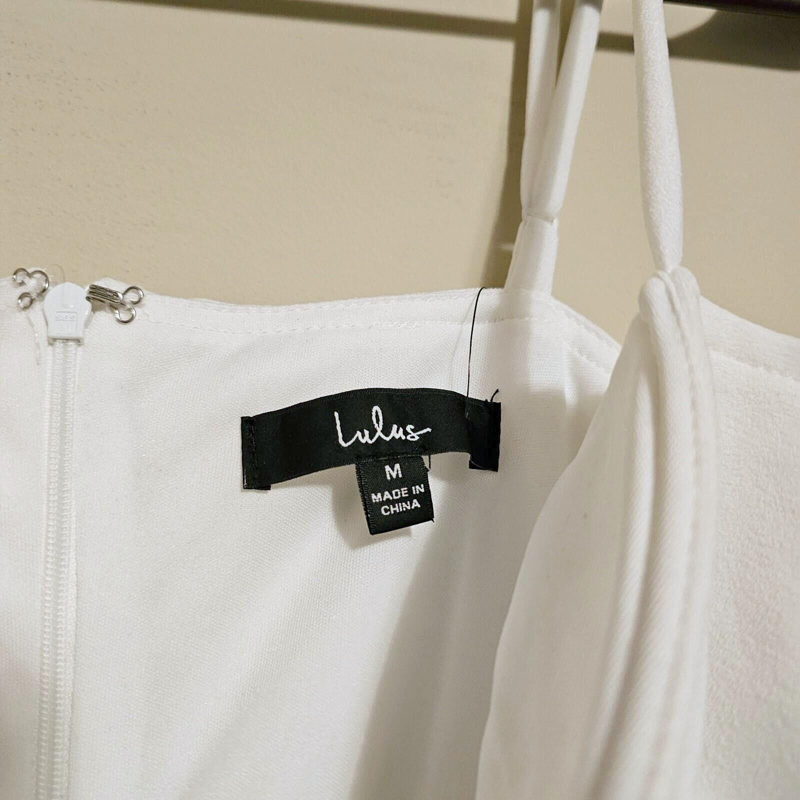 Lulus Lulus Party Spaghetti Strap Asymmetrical Mini Dress sz M Size M / US 6-8 / IT 42-44 - 3 Thumbnail