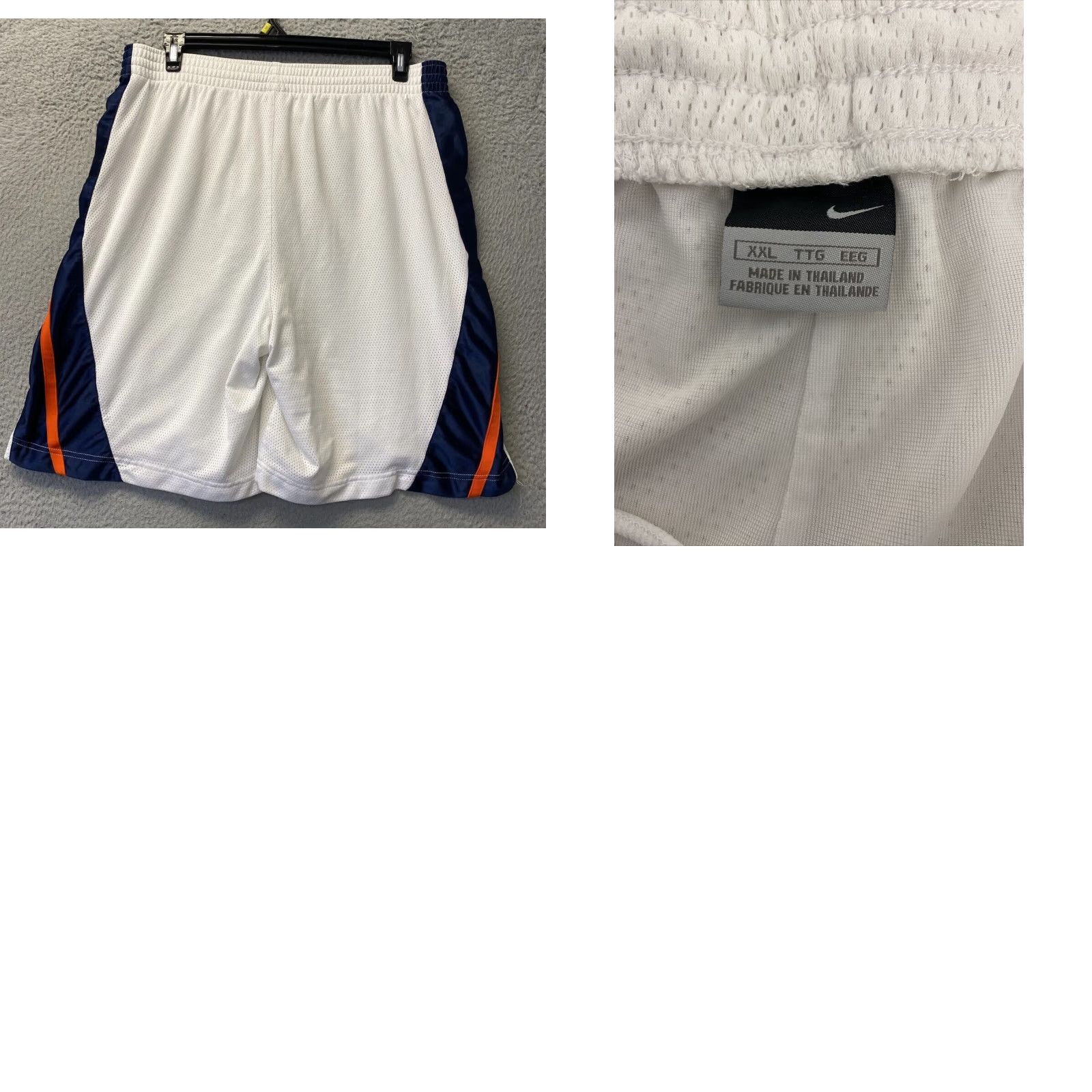 Nike Nike Mens Shorts XXL White Athletic Swoosh Logo Gym Workout 98-22 Size US 39 - 8 Thumbnail