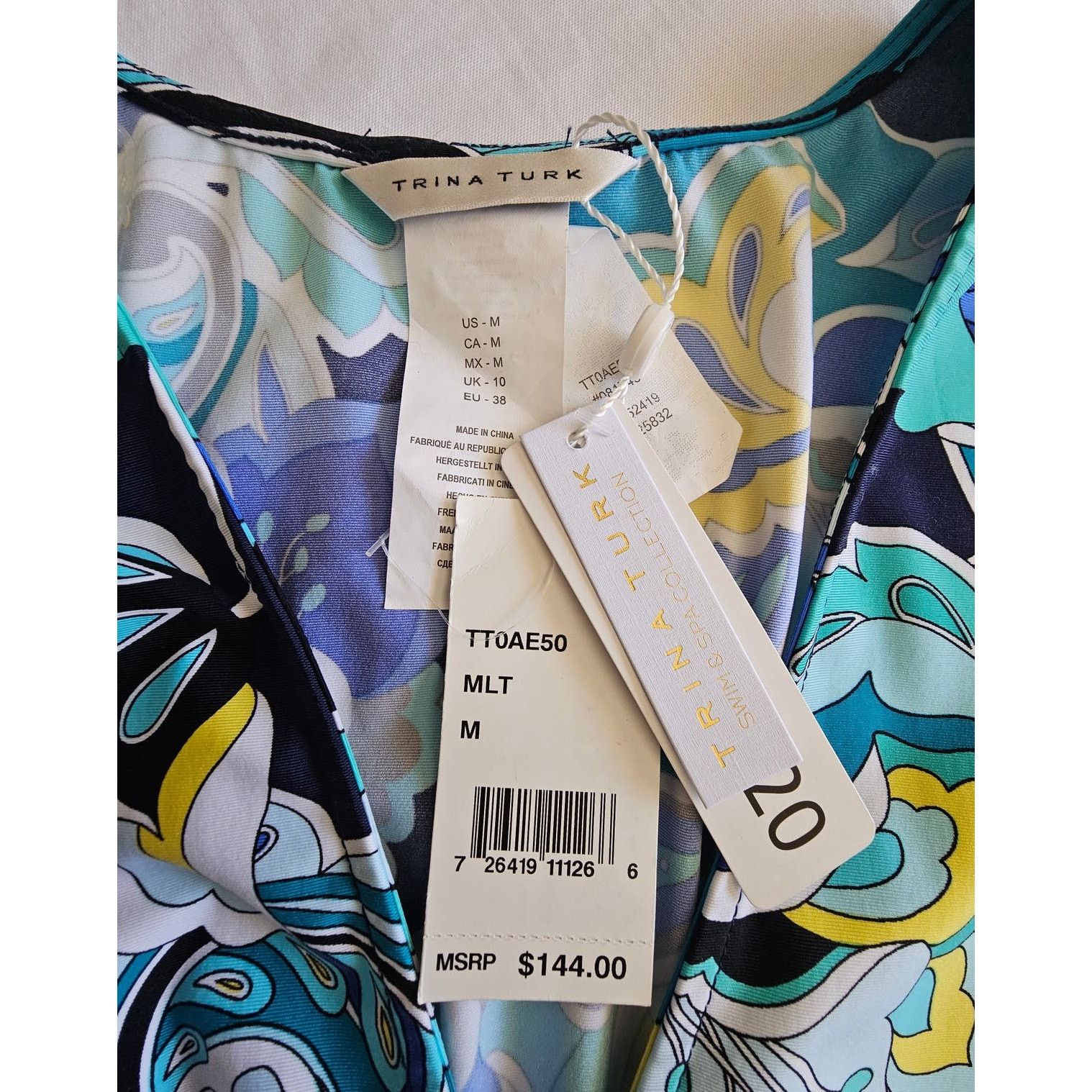Trina Turk Trina Turk Ipanema Dress Swimsuit Tunic Stretch Cover-Up M Size M / US 6-8 / IT 42-44 - 9 Thumbnail