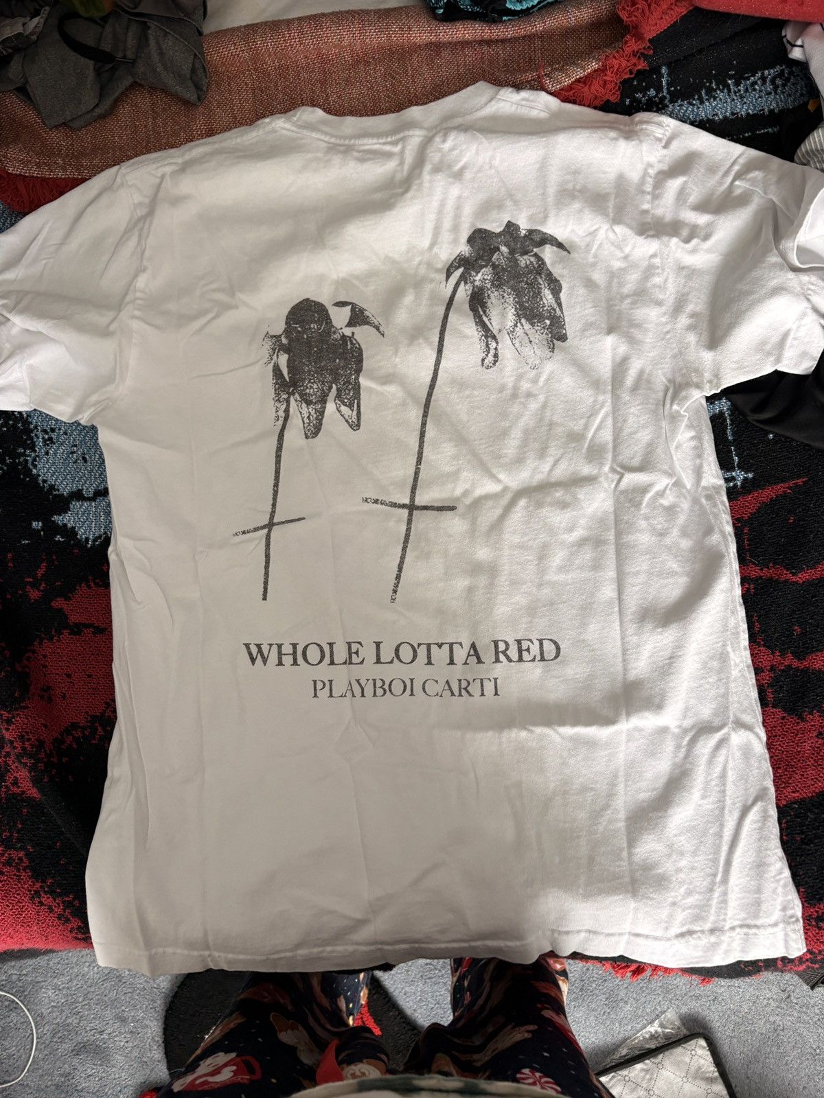 Playboi Carti Playboi Carti Whole Lotta Red “New Maps Of Hell” Size US M / EU 48-50 / 2 - 3 Thumbnail
